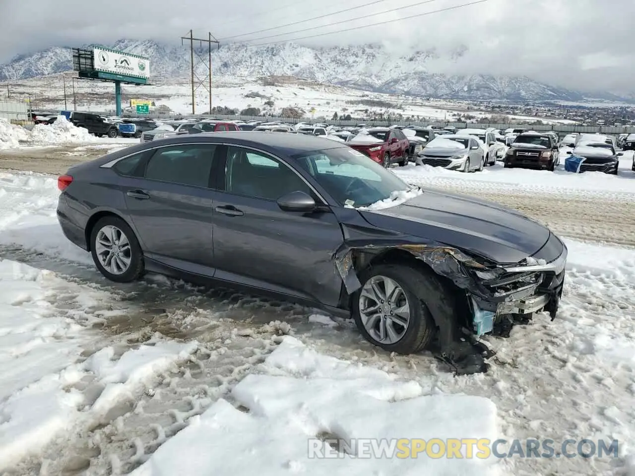 4 Photograph of a damaged car 1HGCV1F17LA100701 HONDA ACCORD 2020