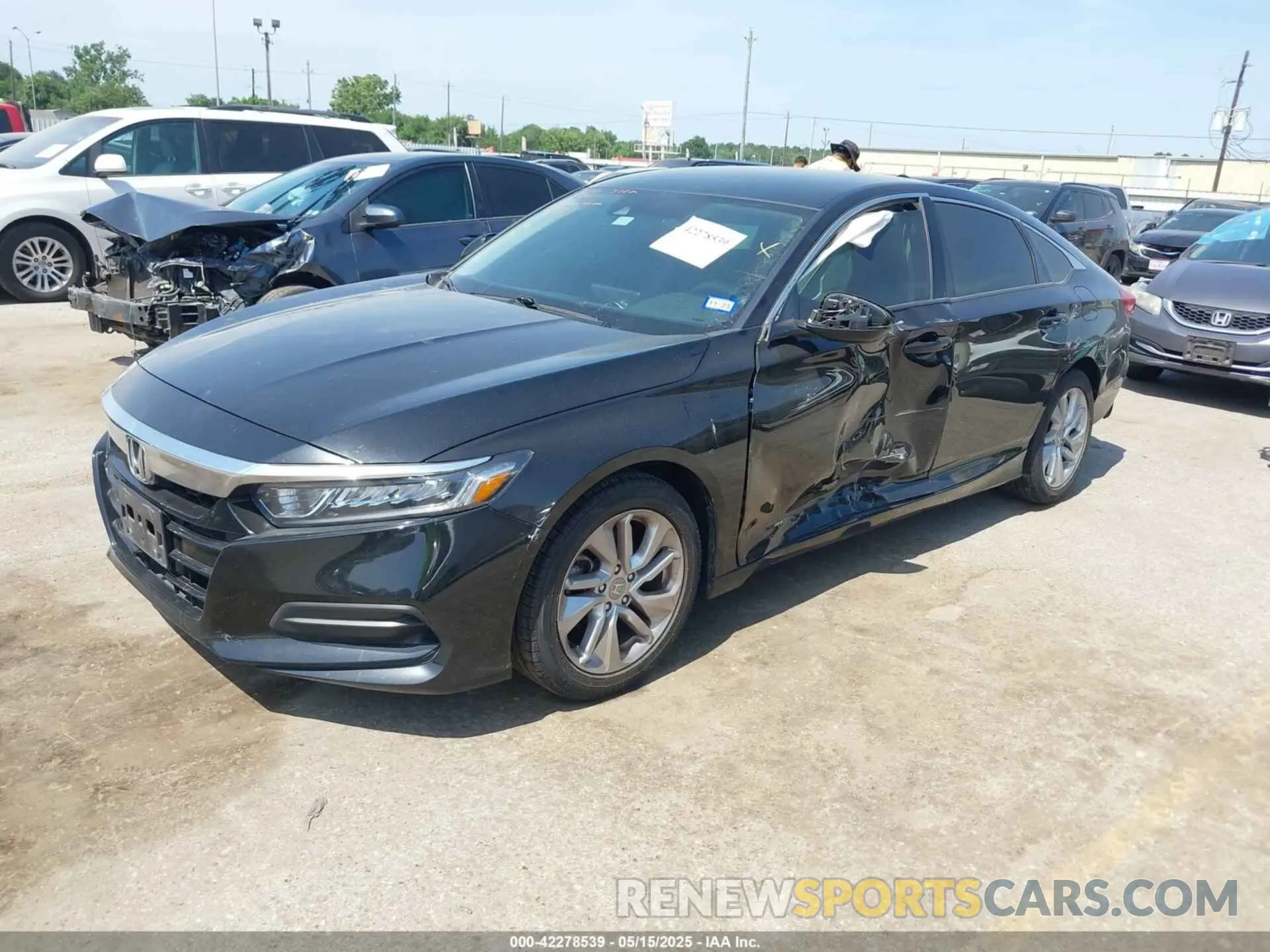 2 Photograph of a damaged car 1HGCV1F17LA141118 HONDA ACCORD 2020
