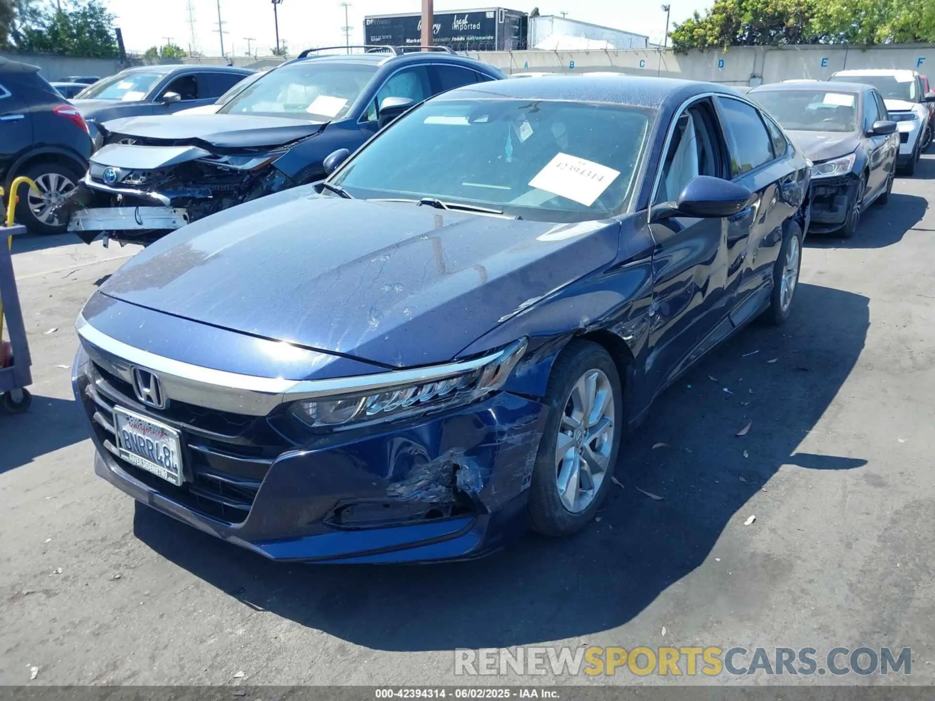 2 Photograph of a damaged car 1HGCV1F18LA005399 HONDA ACCORD 2020