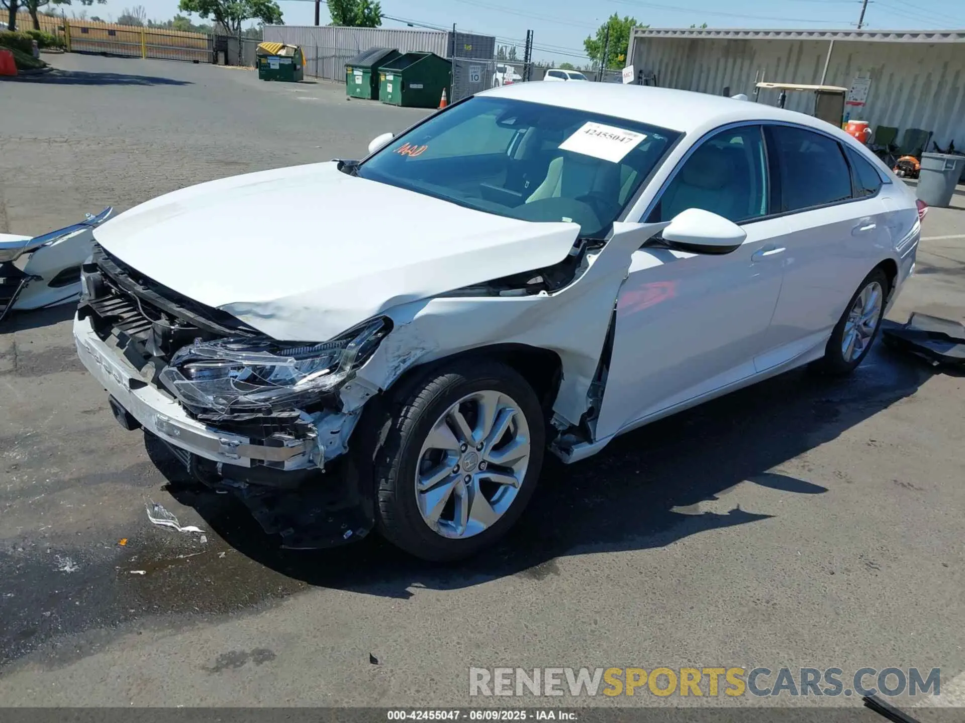 2 Photograph of a damaged car 1HGCV1F18LA017052 HONDA ACCORD 2020