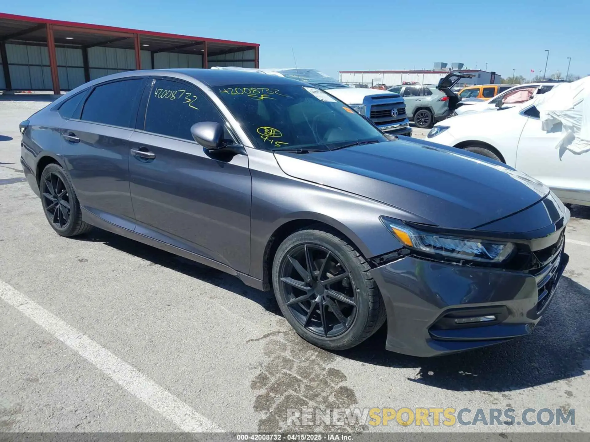 1 Photograph of a damaged car 1HGCV1F18LA033493 HONDA ACCORD 2020