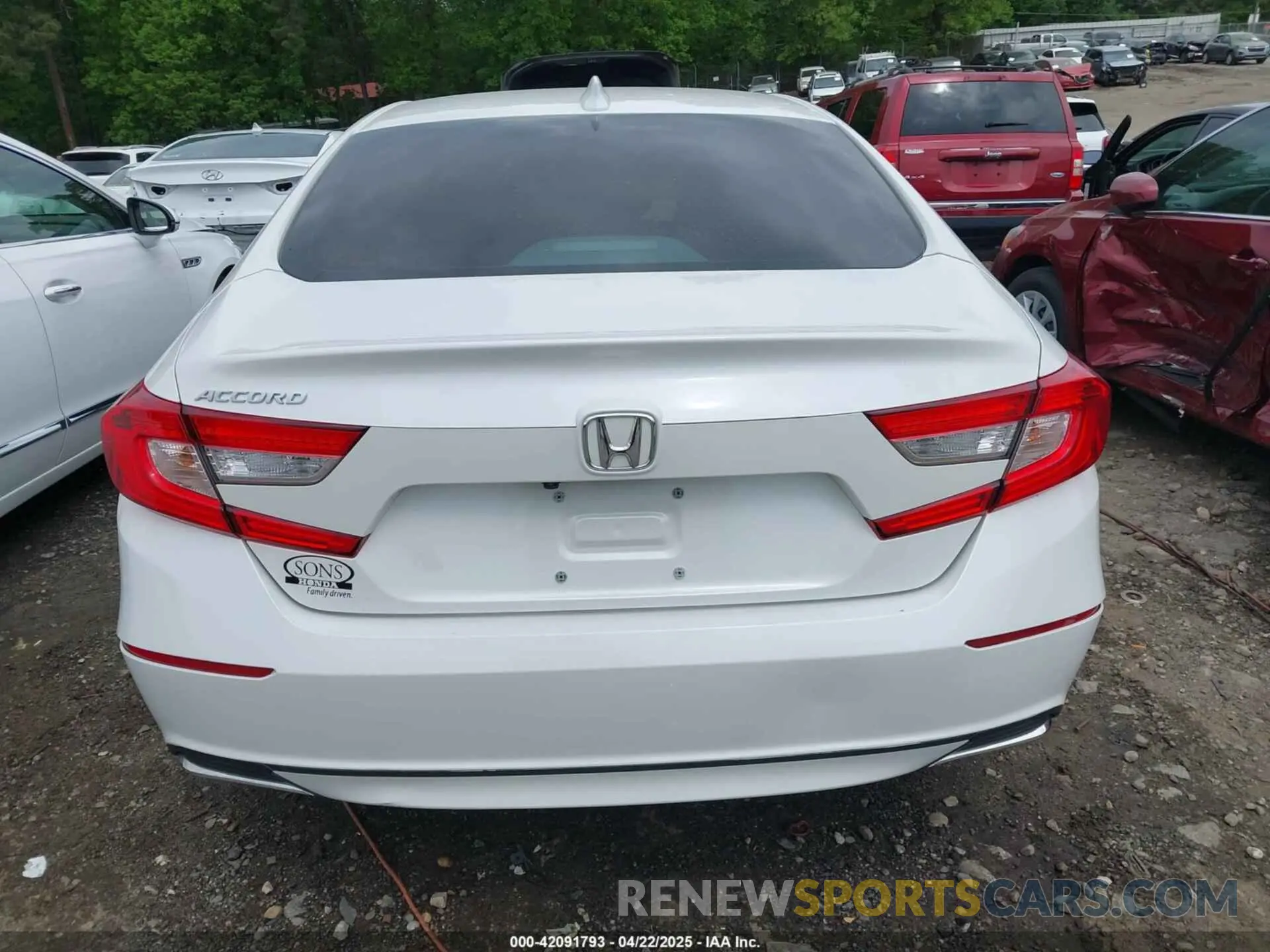 17 Photograph of a damaged car 1HGCV1F18LA053677 HONDA ACCORD 2020
