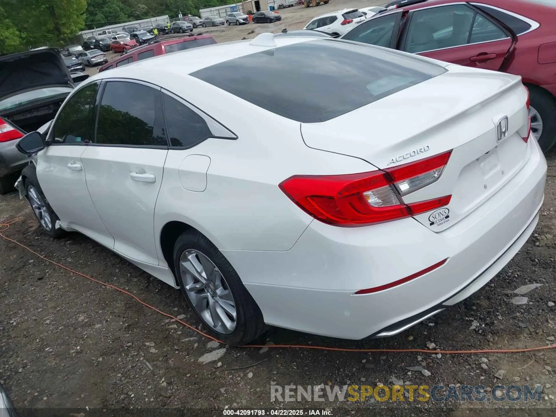 3 Photograph of a damaged car 1HGCV1F18LA053677 HONDA ACCORD 2020