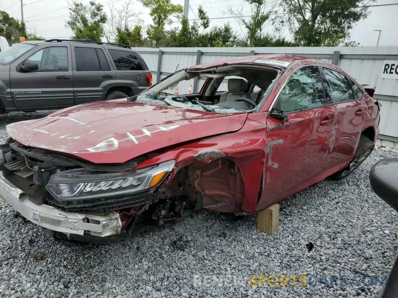 1 Photograph of a damaged car 1HGCV1F18LA074478 HONDA ACCORD 2020