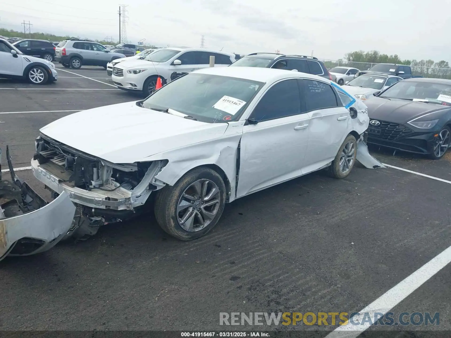2 Photograph of a damaged car 1HGCV1F19LA142352 HONDA ACCORD 2020