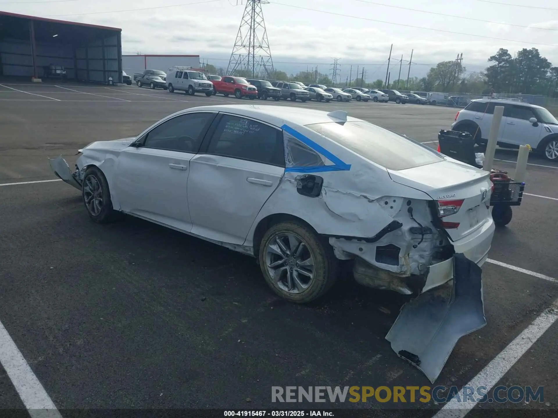 3 Photograph of a damaged car 1HGCV1F19LA142352 HONDA ACCORD 2020