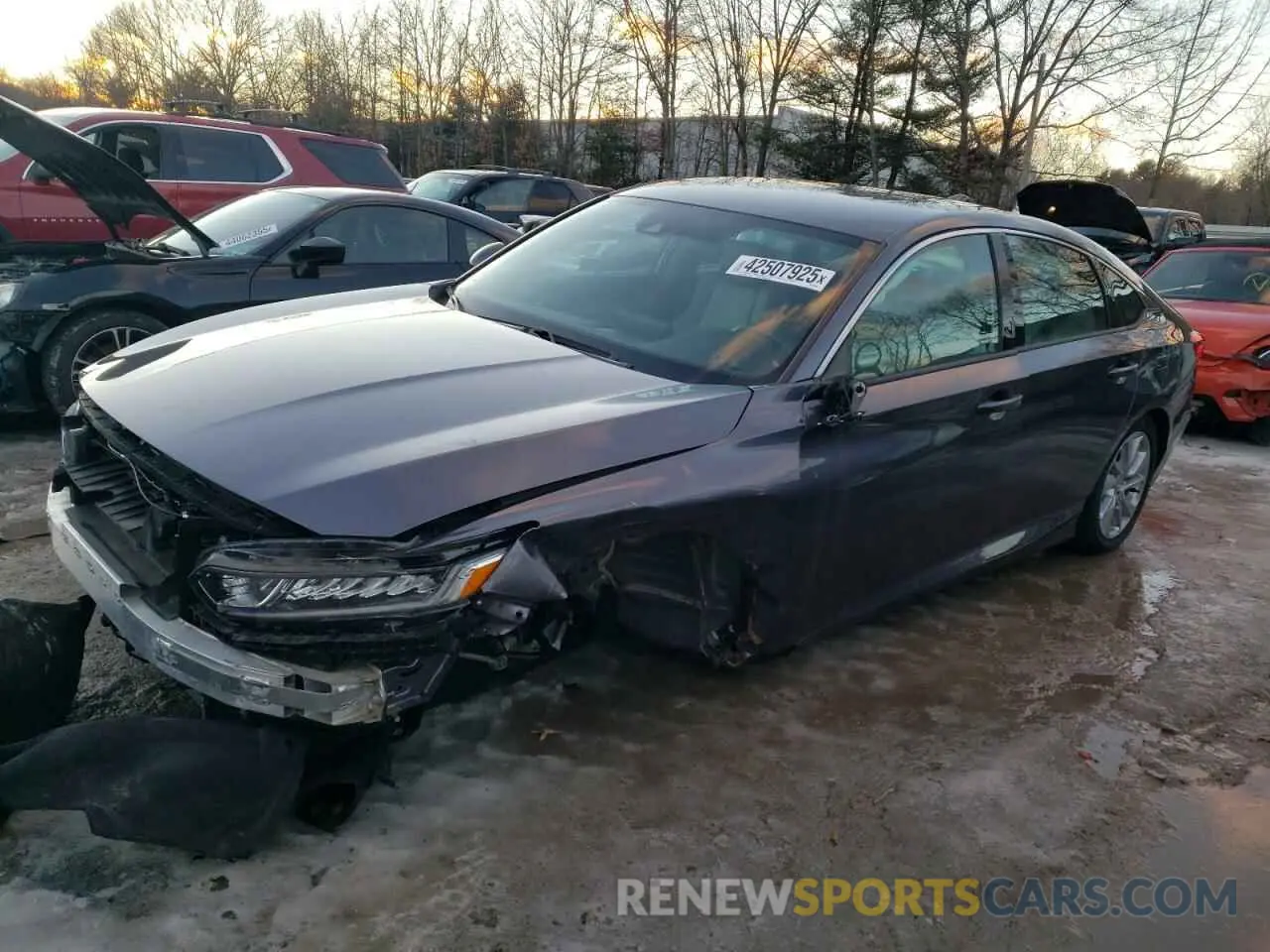 1 Photograph of a damaged car 1HGCV1F1XLA016386 HONDA ACCORD 2020