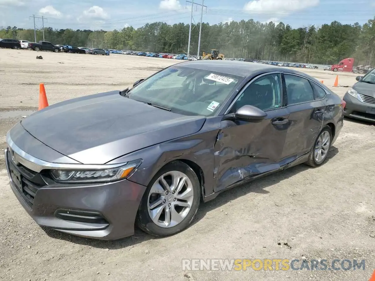 1 Photograph of a damaged car 1HGCV1F1XLA020485 HONDA ACCORD 2020