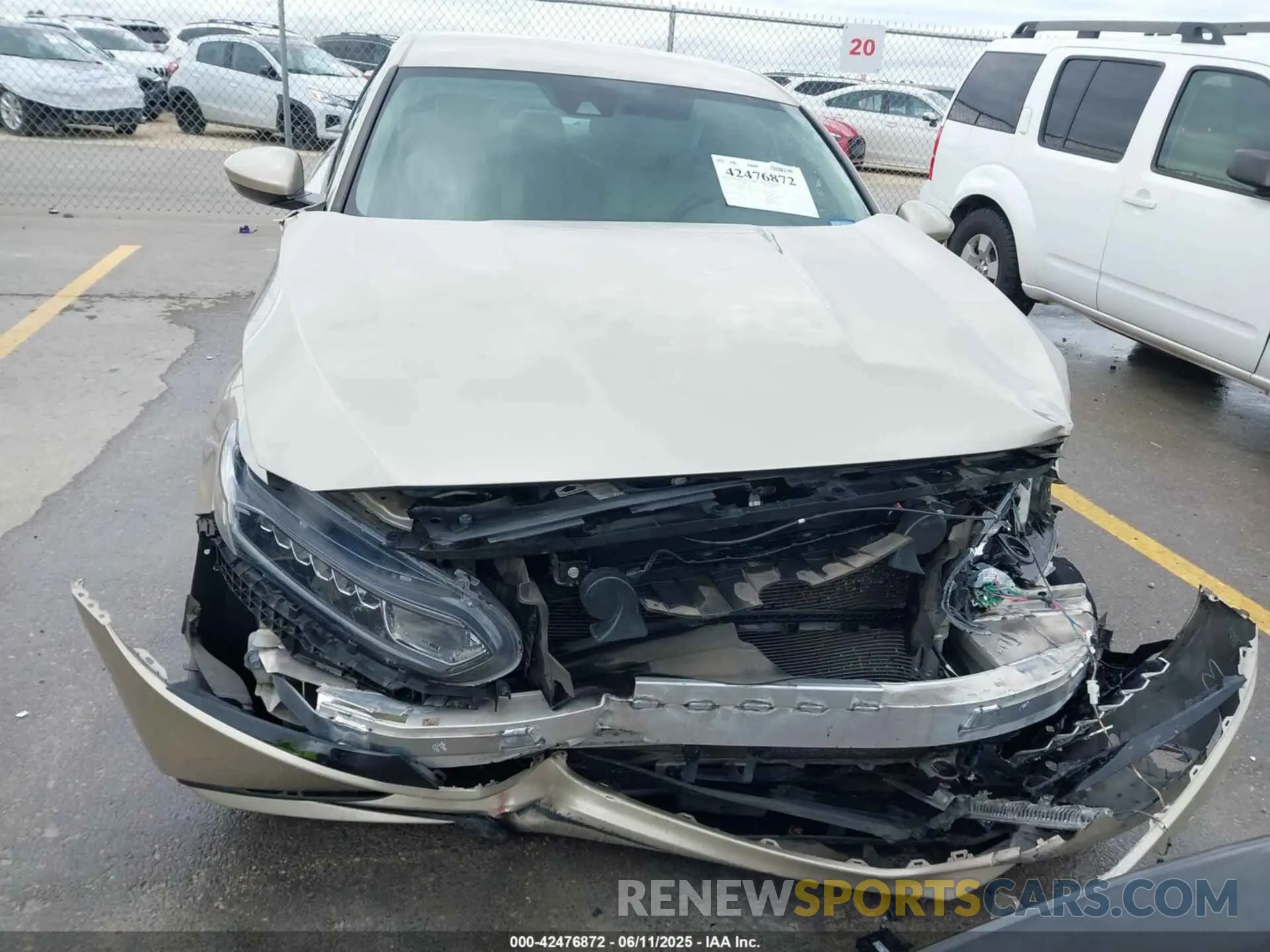 12 Photograph of a damaged car 1HGCV1F1XLA091380 HONDA ACCORD 2020