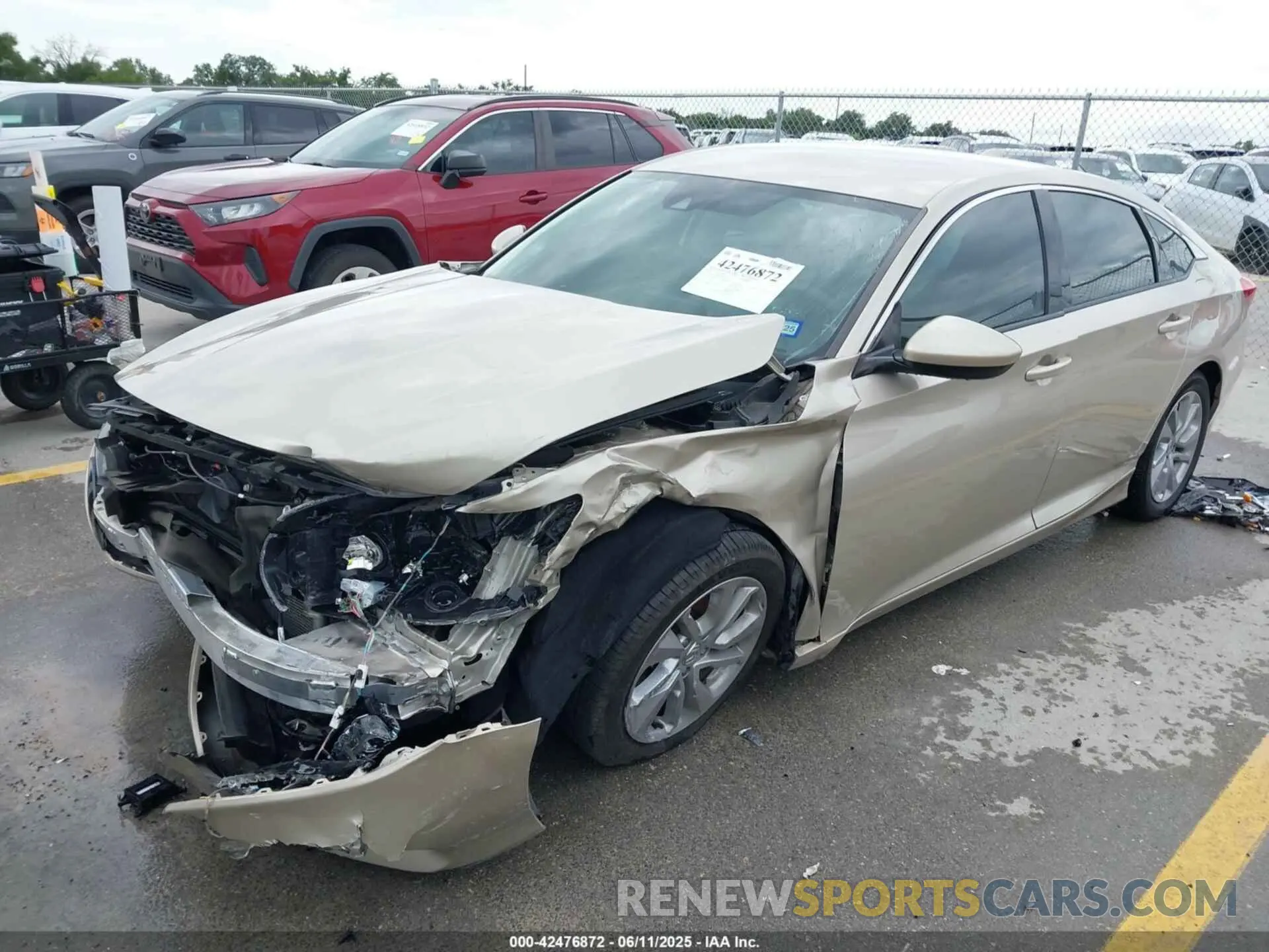 2 Photograph of a damaged car 1HGCV1F1XLA091380 HONDA ACCORD 2020