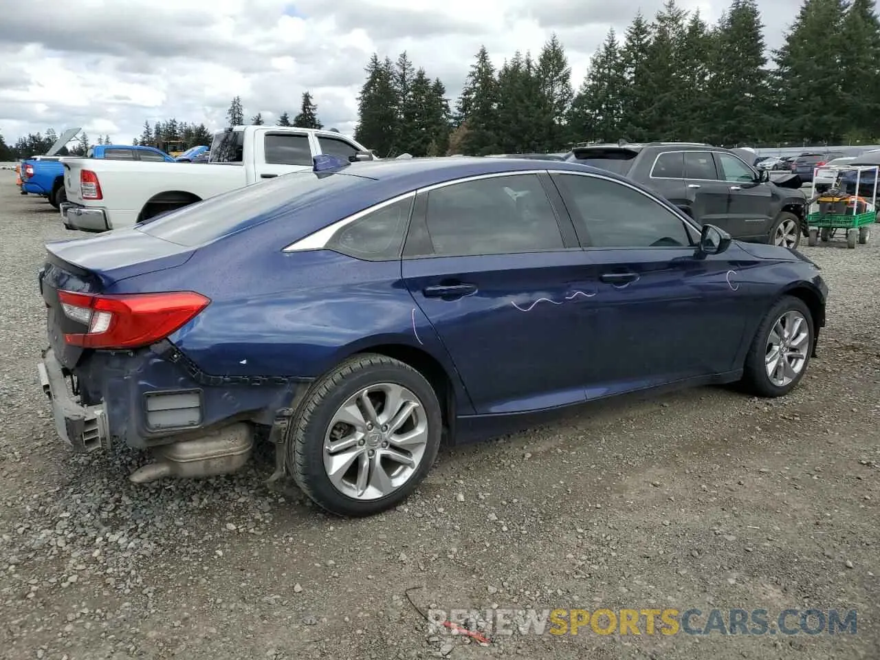 3 Photograph of a damaged car 1HGCV1F1XLA091489 HONDA ACCORD 2020