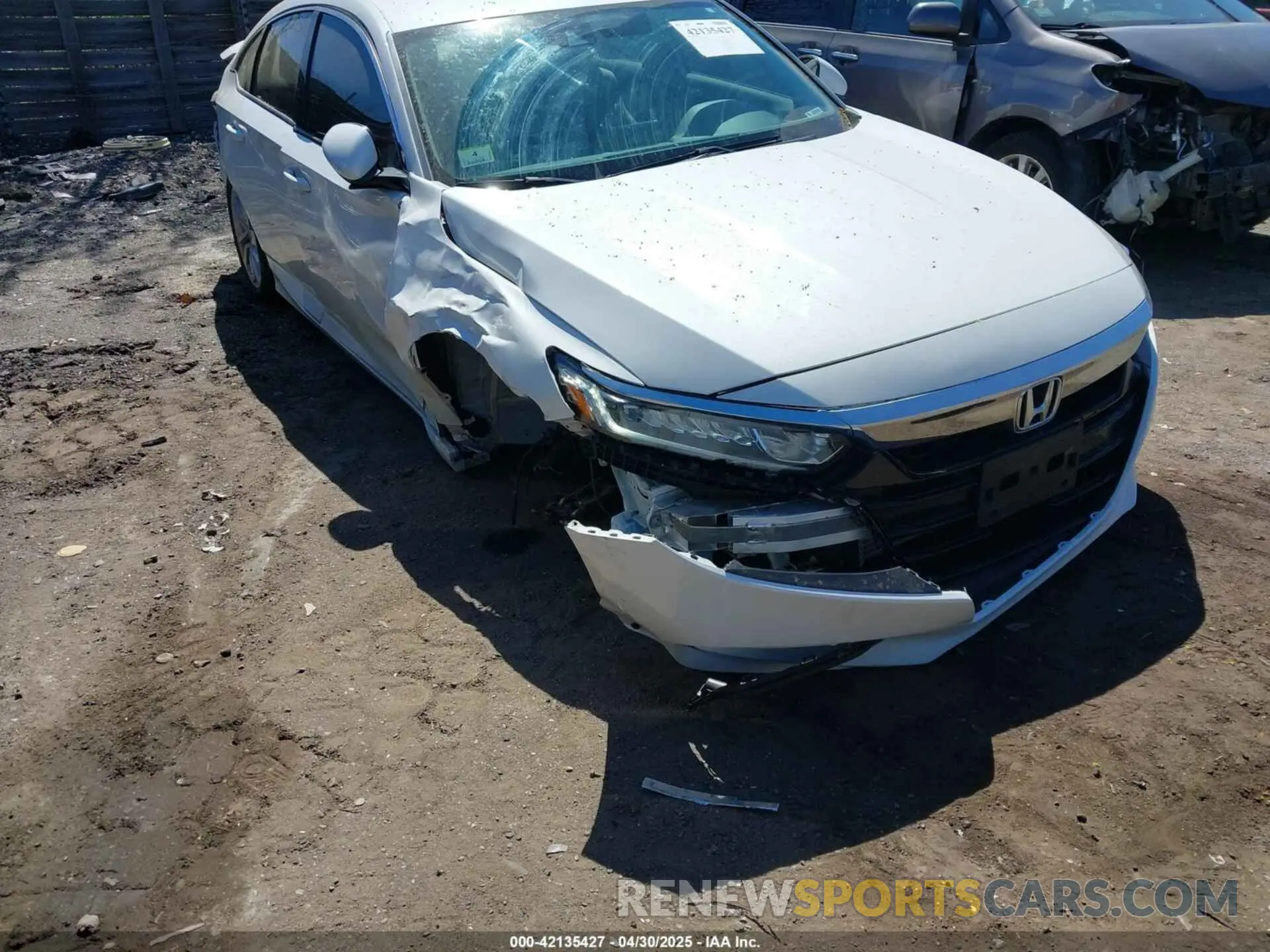 6 Photograph of a damaged car 1HGCV1F1XLA131327 HONDA ACCORD 2020