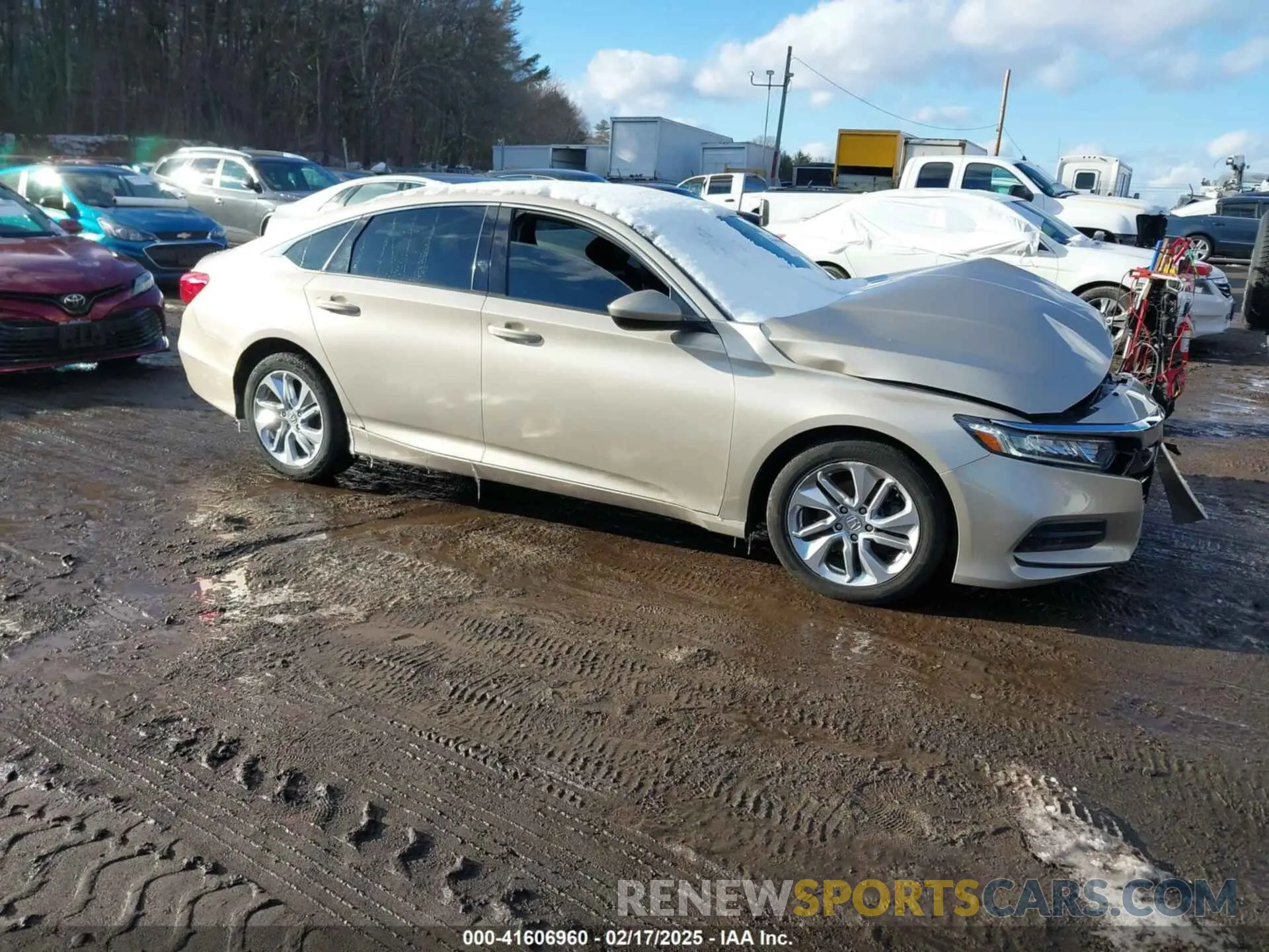 1 Photograph of a damaged car 1HGCV1F1XLA143171 HONDA ACCORD 2020