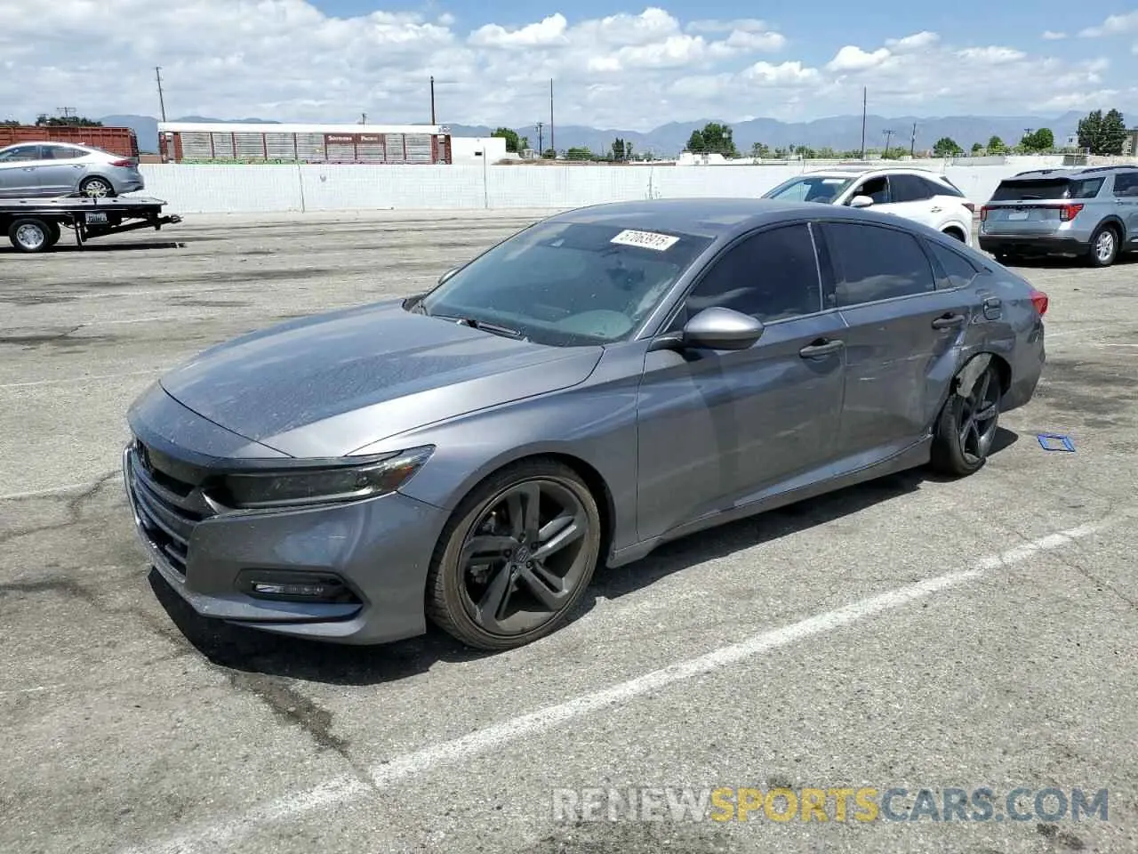 1 Photograph of a damaged car 1HGCV1F30LA009593 HONDA ACCORD 2020
