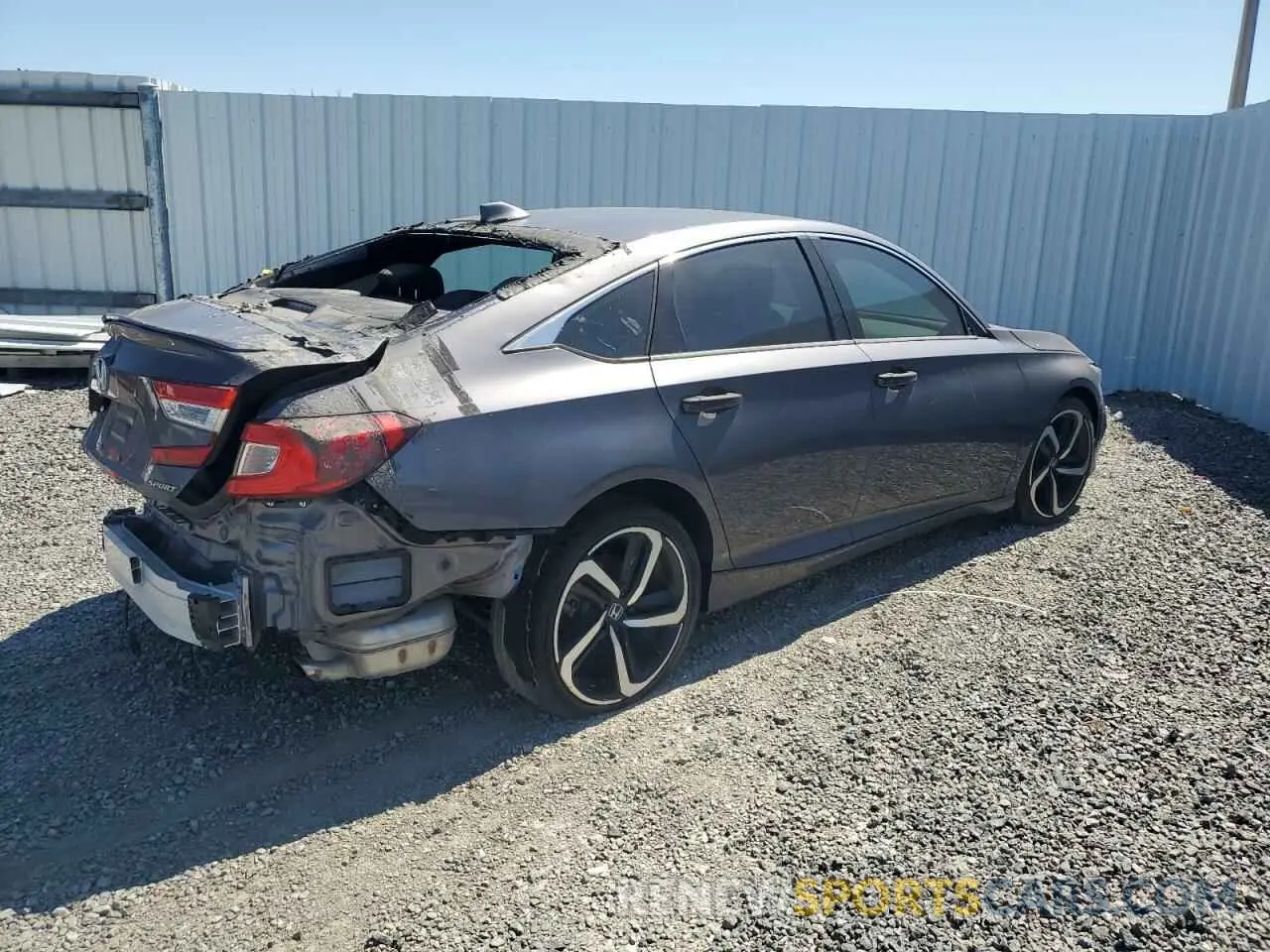 3 Photograph of a damaged car 1HGCV1F30LA021243 HONDA ACCORD 2020