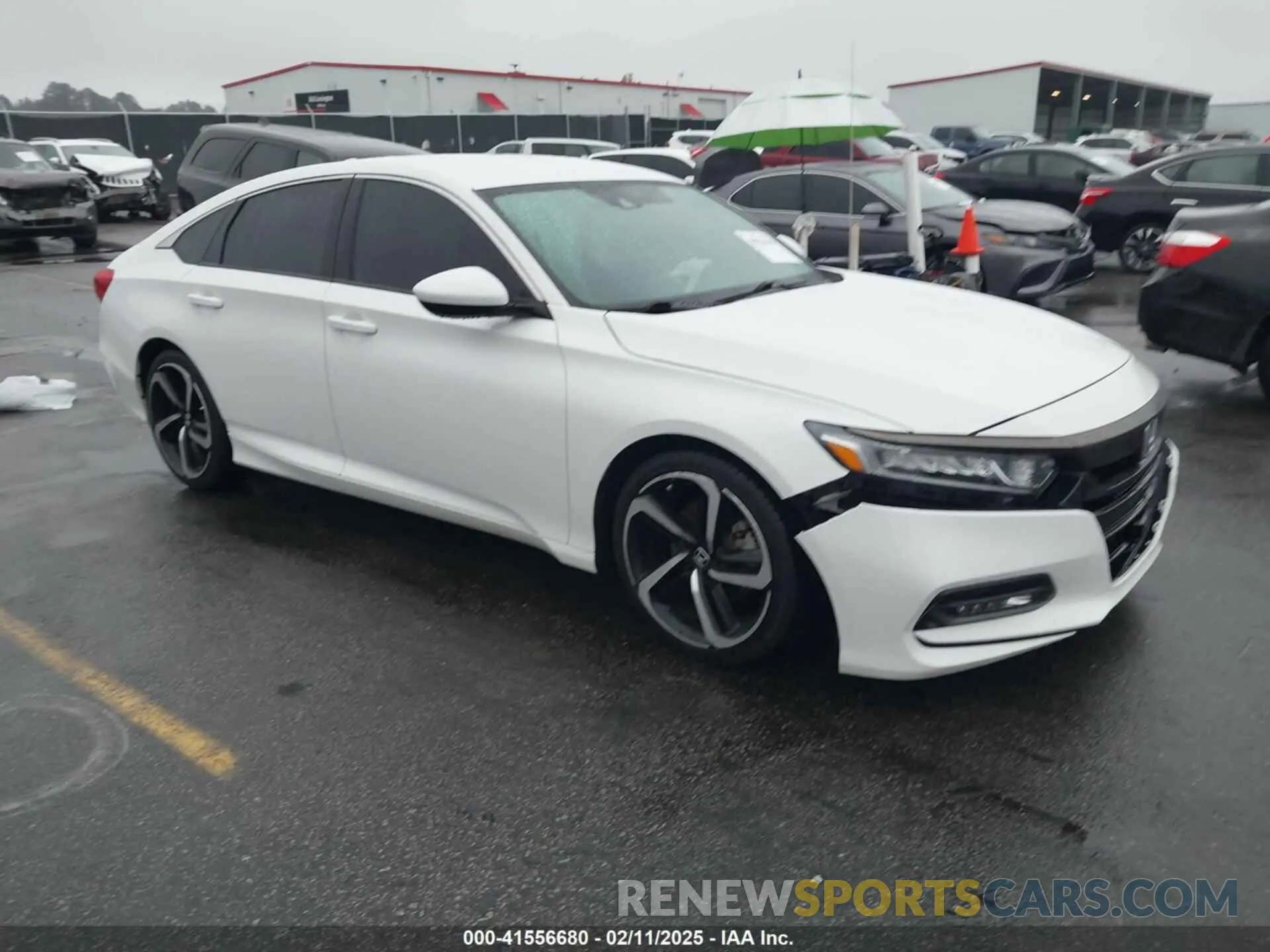 1 Photograph of a damaged car 1HGCV1F30LA041007 HONDA ACCORD 2020