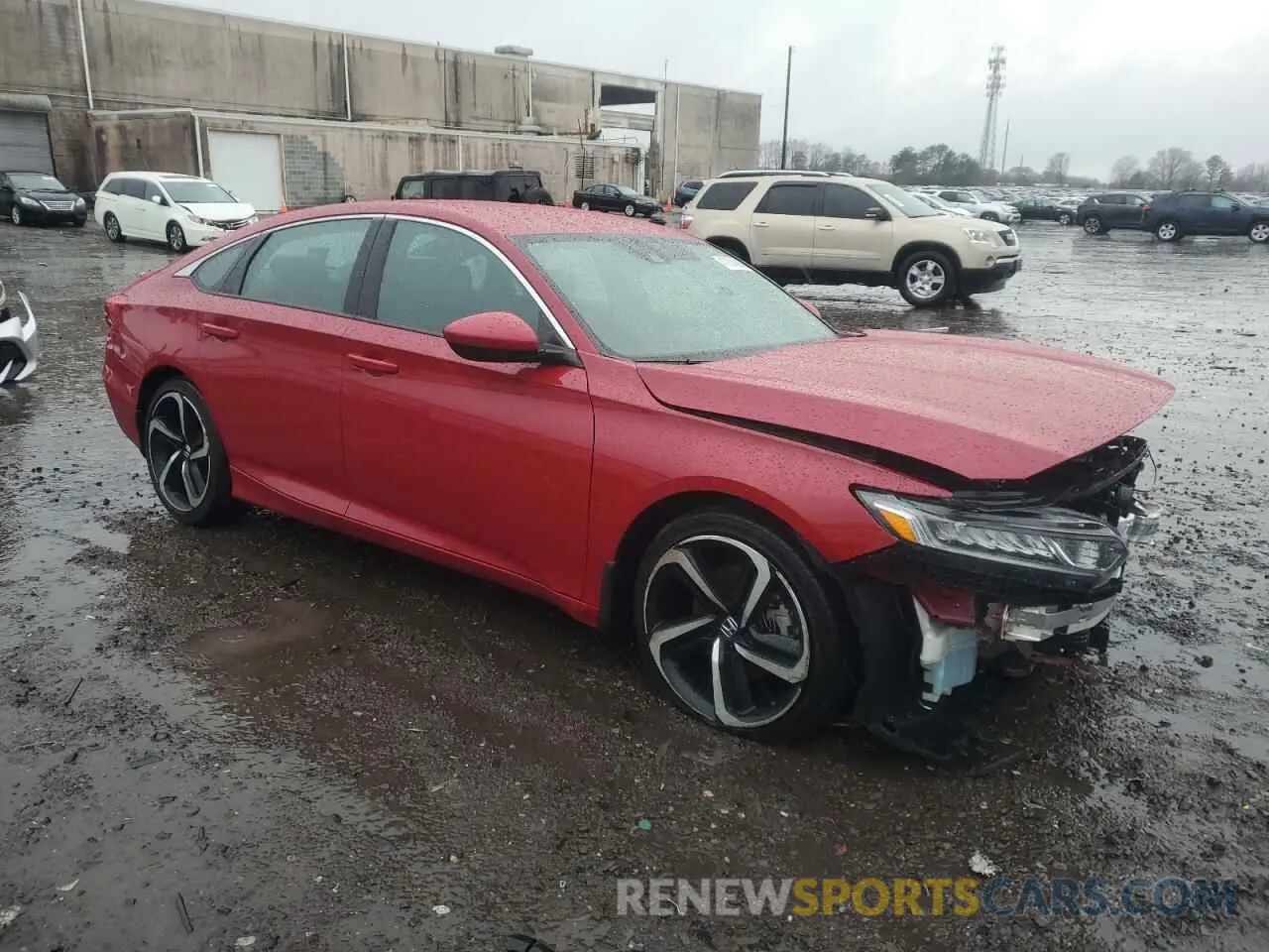 4 Photograph of a damaged car 1HGCV1F30LA068515 HONDA ACCORD 2020
