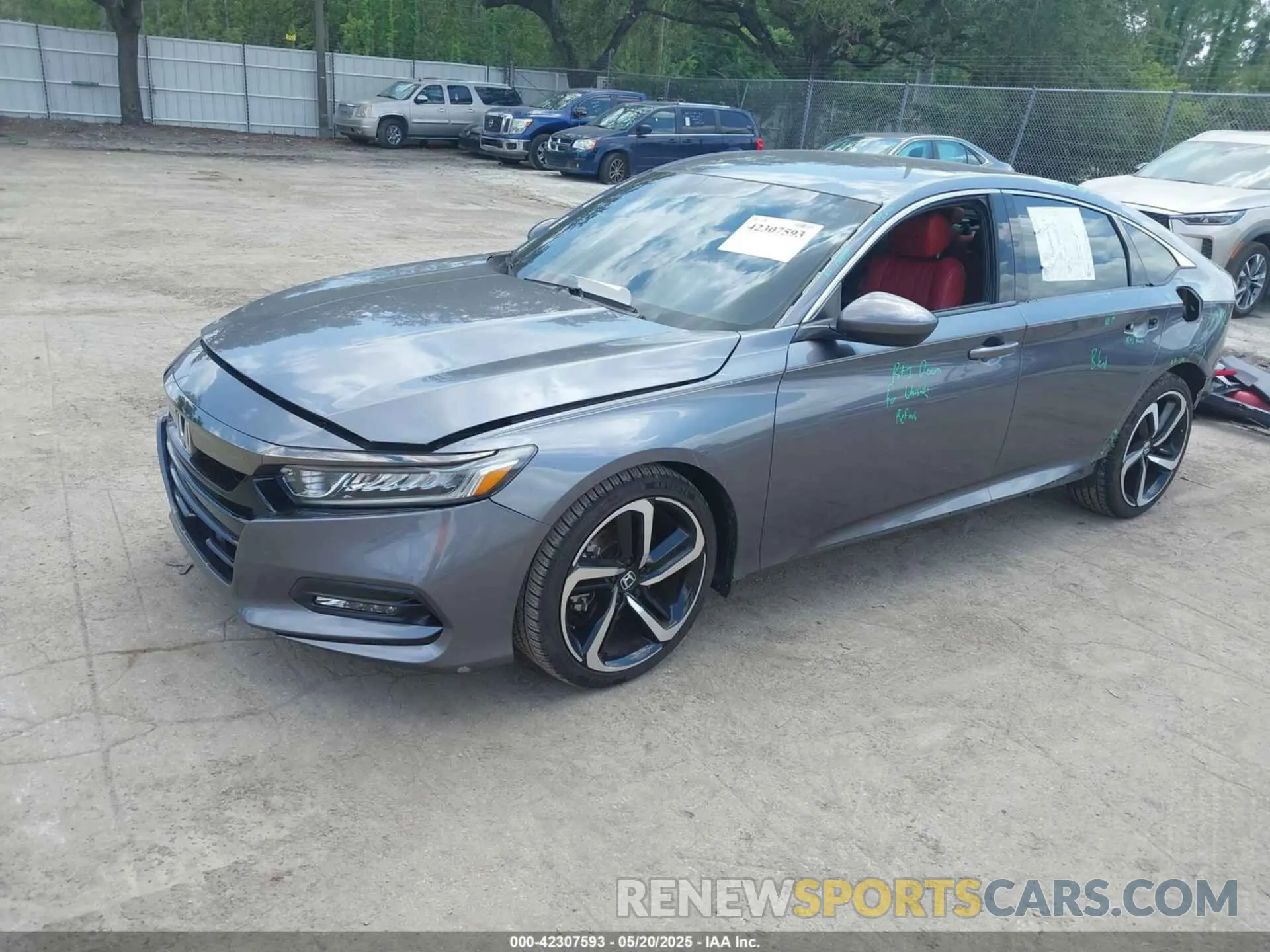 2 Photograph of a damaged car 1HGCV1F30LA075691 HONDA ACCORD 2020