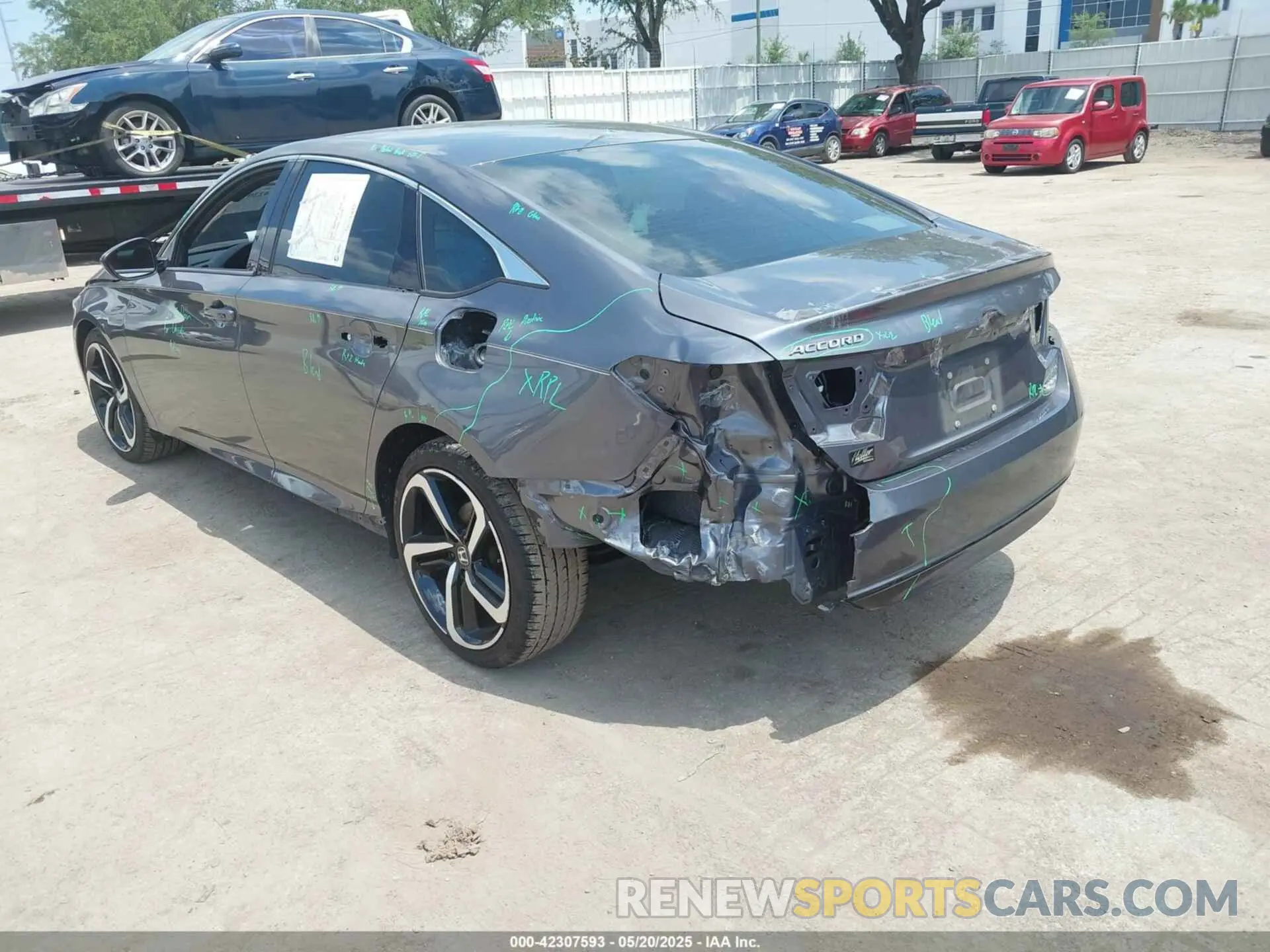 3 Photograph of a damaged car 1HGCV1F30LA075691 HONDA ACCORD 2020