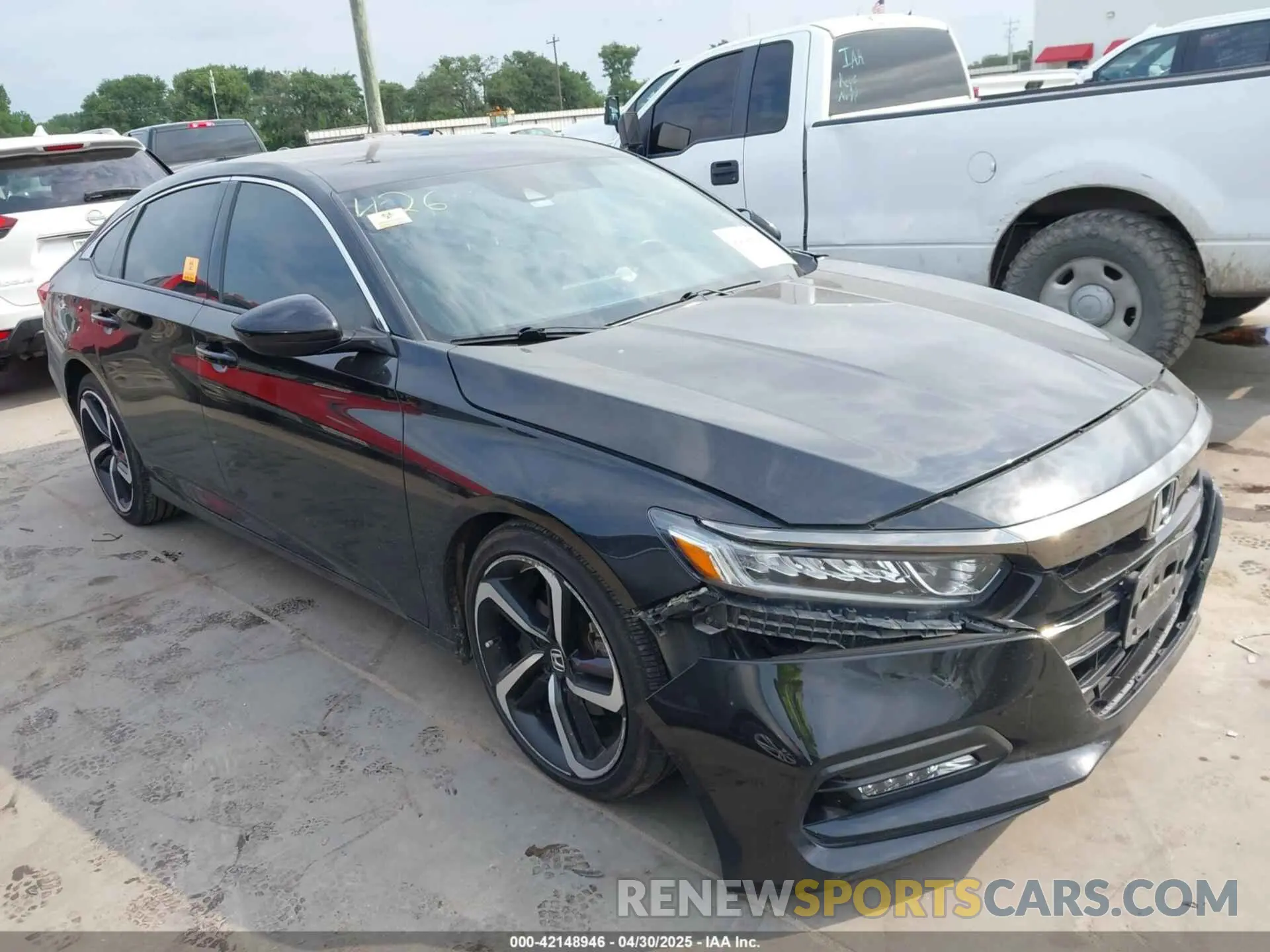 1 Photograph of a damaged car 1HGCV1F30LA108334 HONDA ACCORD 2020