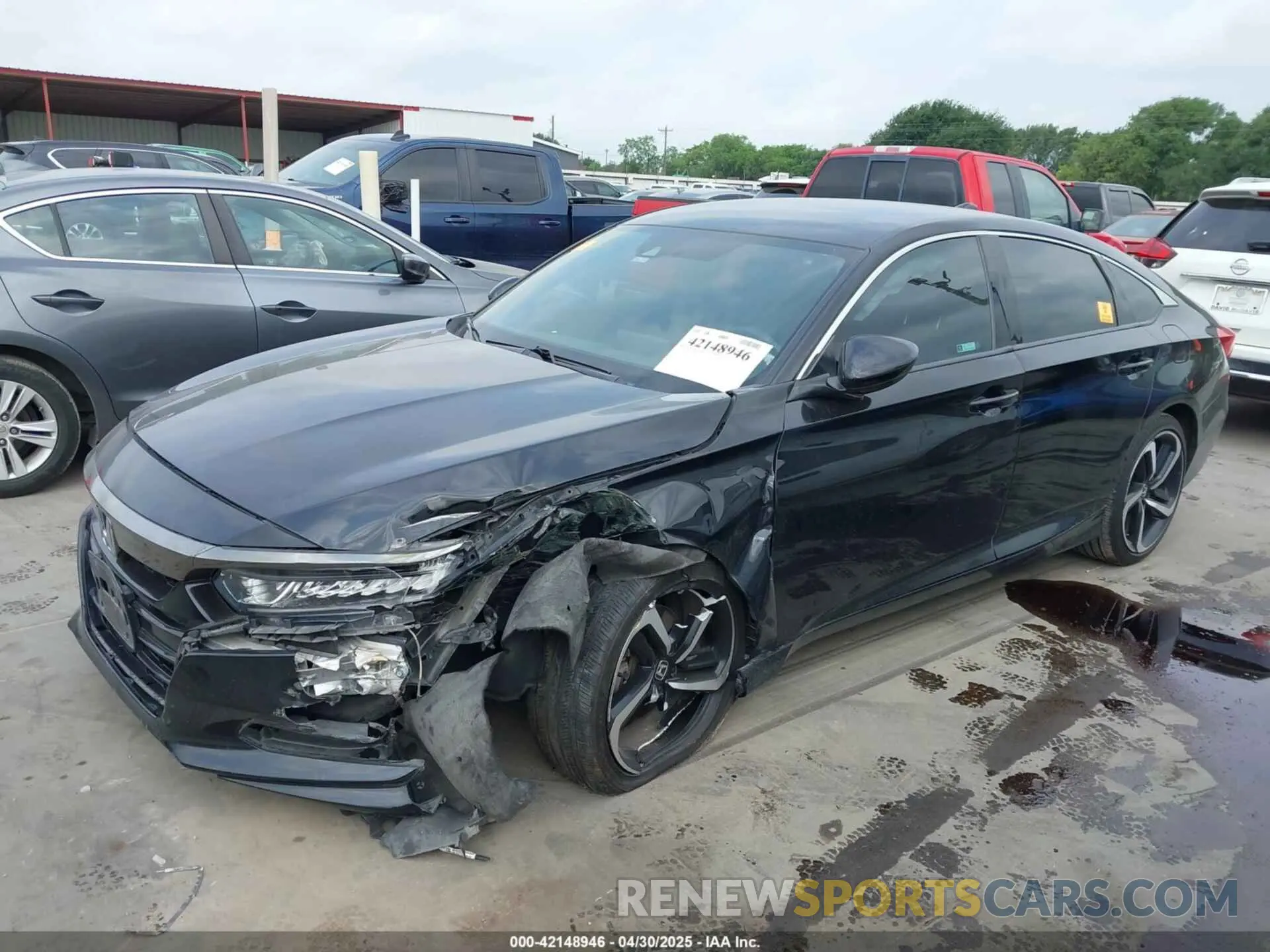 2 Photograph of a damaged car 1HGCV1F30LA108334 HONDA ACCORD 2020