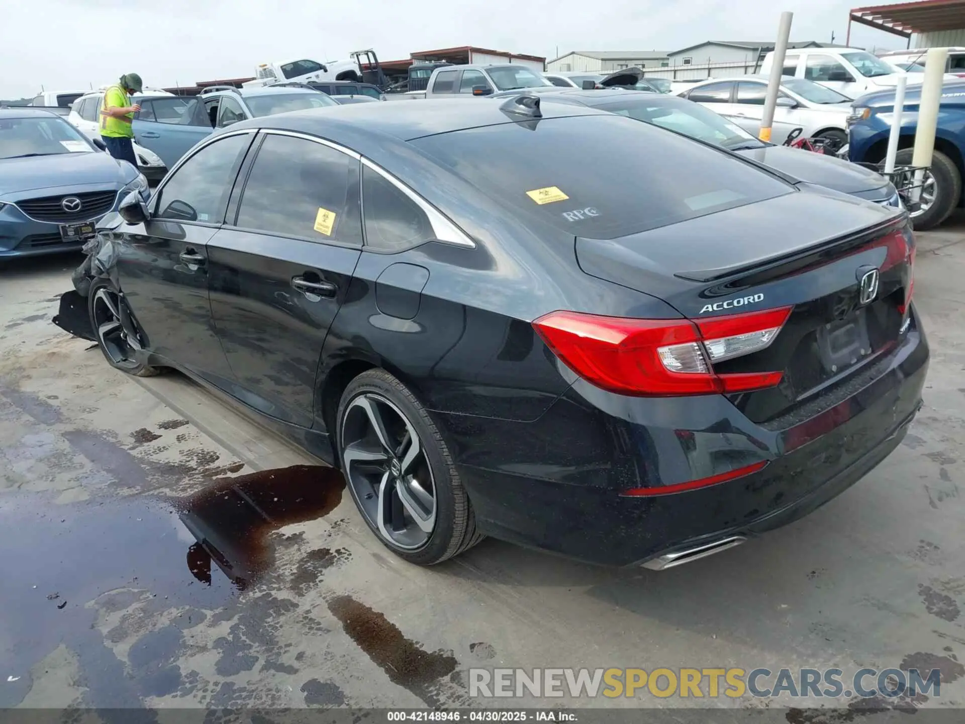 3 Photograph of a damaged car 1HGCV1F30LA108334 HONDA ACCORD 2020