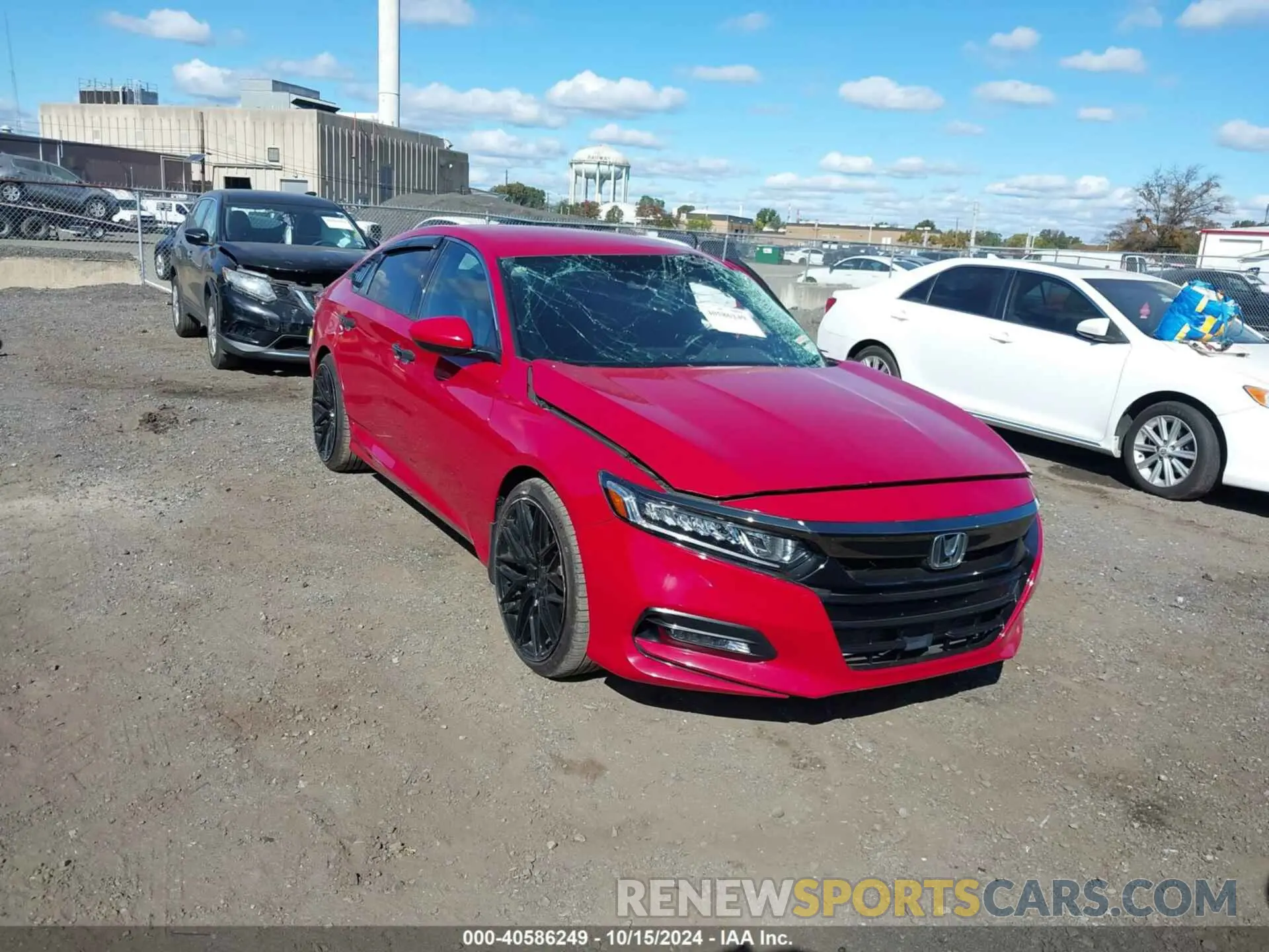 1 Photograph of a damaged car 1HGCV1F30LA144265 HONDA ACCORD 2020