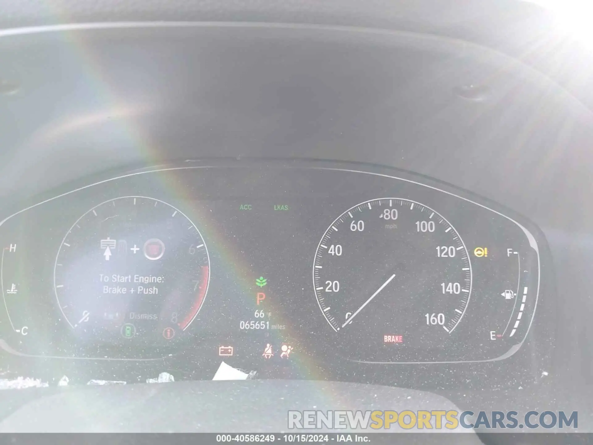 7 Photograph of a damaged car 1HGCV1F30LA144265 HONDA ACCORD 2020