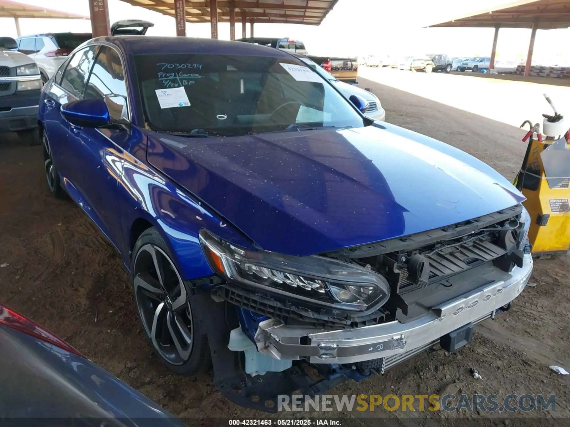 1 Photograph of a damaged car 1HGCV1F30LA147652 HONDA ACCORD 2020