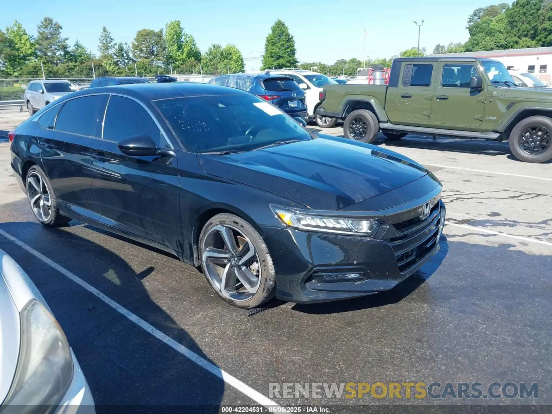 1 Photograph of a damaged car 1HGCV1F30LA156402 HONDA ACCORD 2020