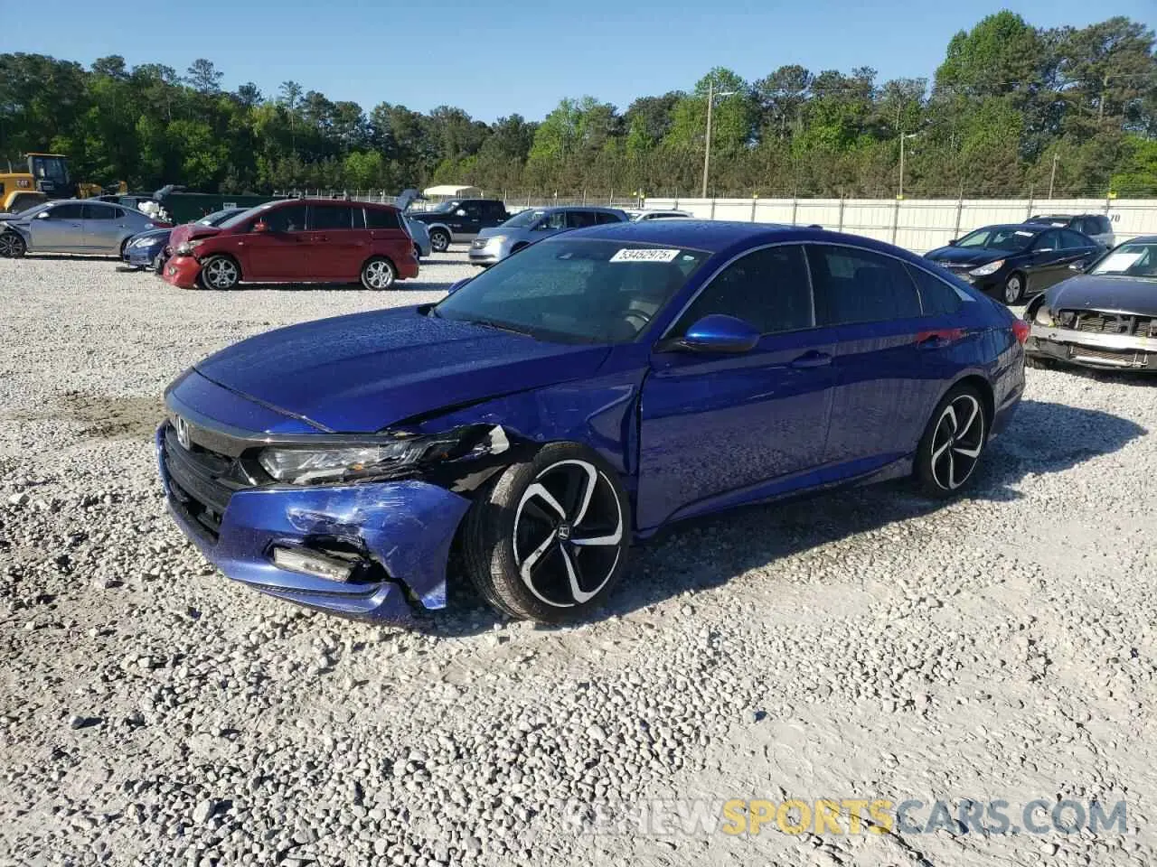 1 Photograph of a damaged car 1HGCV1F31LA015788 HONDA ACCORD 2020
