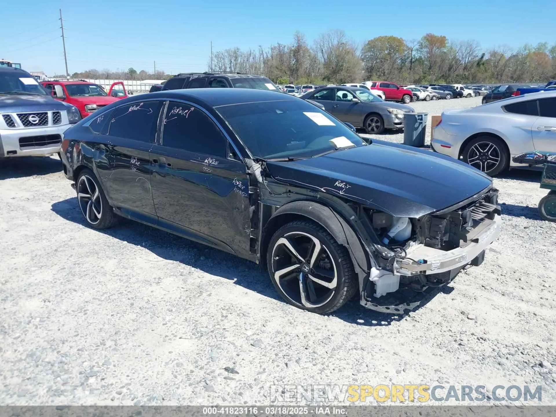 1 Photograph of a damaged car 1HGCV1F31LA024359 HONDA ACCORD 2020