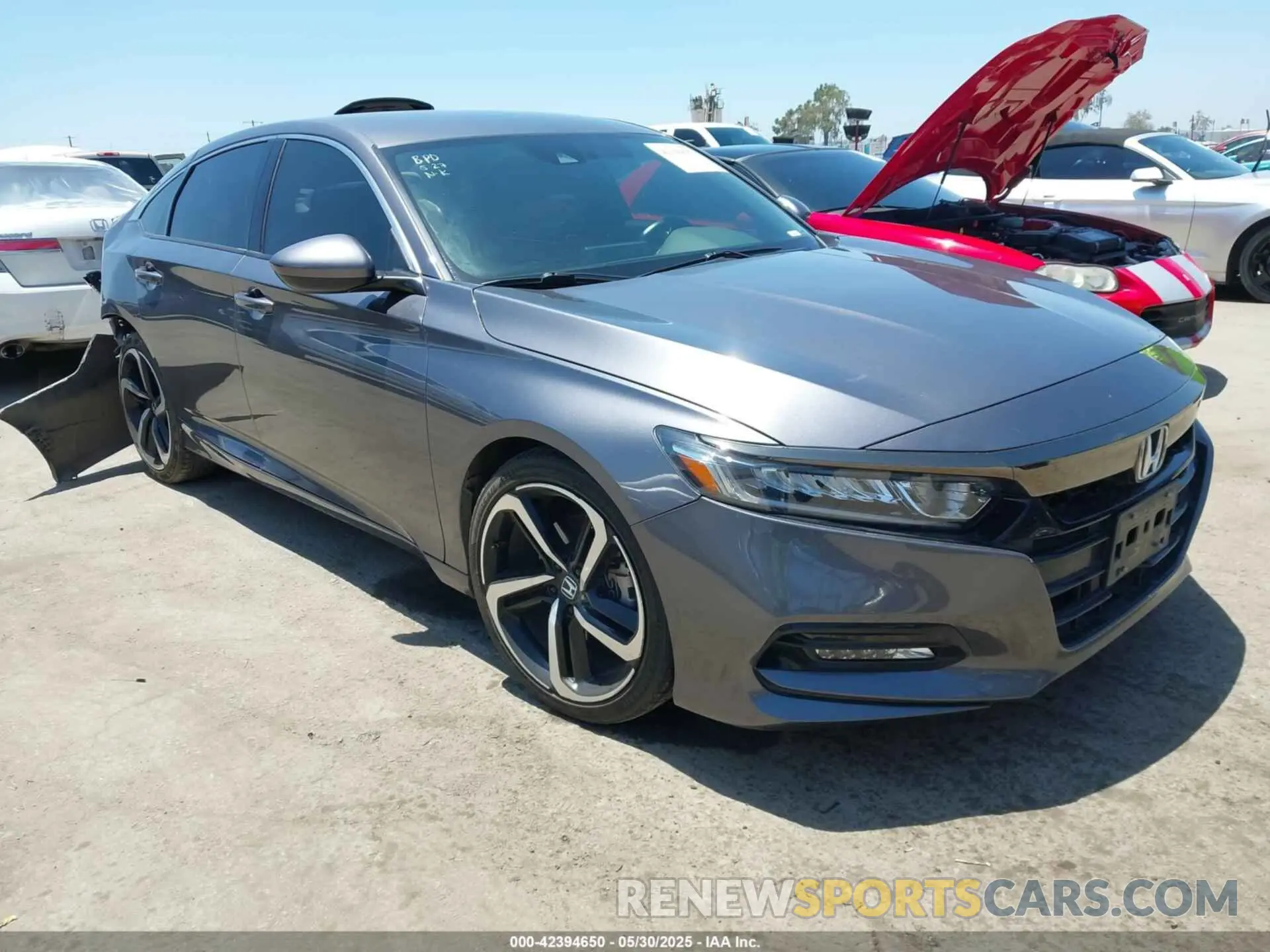 1 Photograph of a damaged car 1HGCV1F31LA035801 HONDA ACCORD 2020