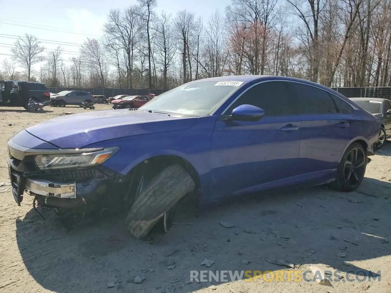 1 Photograph of a damaged car 1HGCV1F31LA057264 HONDA ACCORD 2020