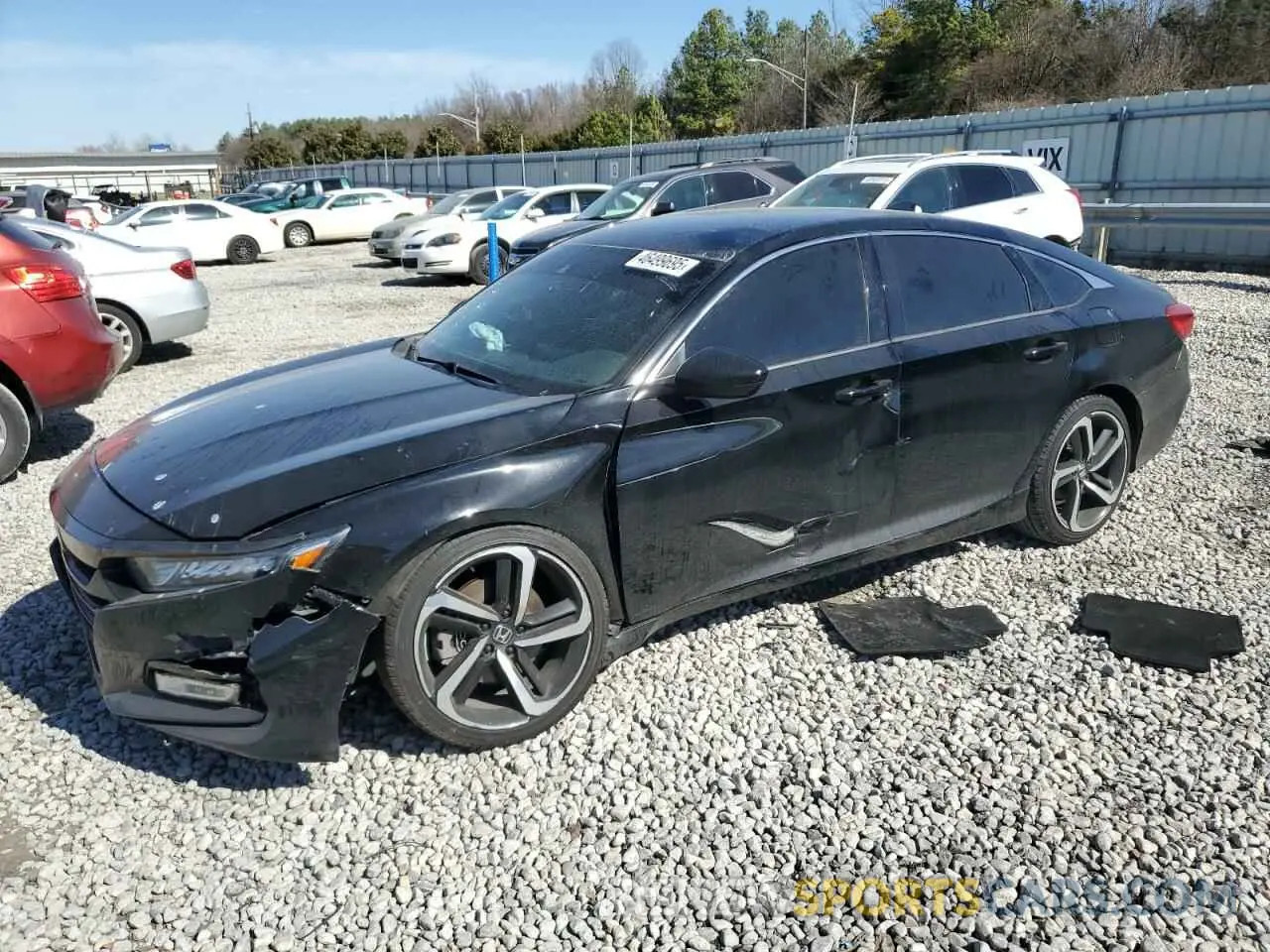 1 Photograph of a damaged car 1HGCV1F31LA058141 HONDA ACCORD 2020