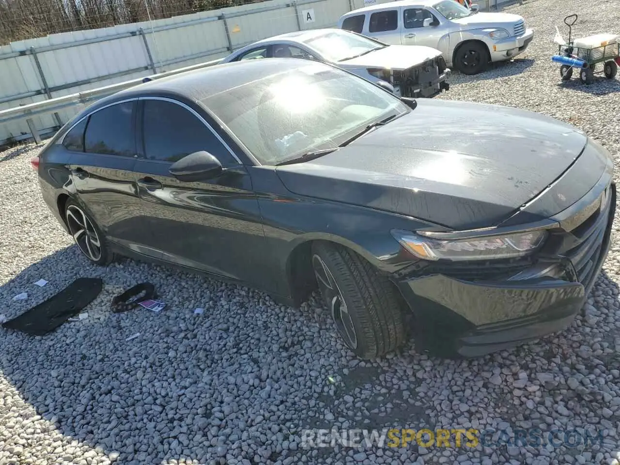 4 Photograph of a damaged car 1HGCV1F31LA058141 HONDA ACCORD 2020