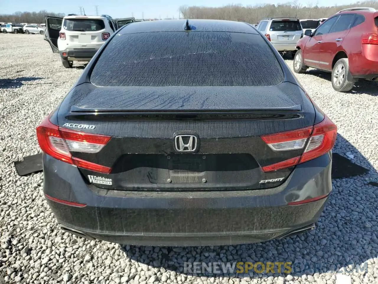 6 Photograph of a damaged car 1HGCV1F31LA058141 HONDA ACCORD 2020
