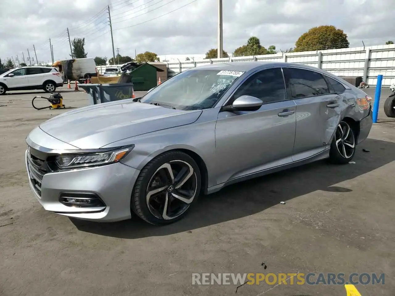 1 Photograph of a damaged car 1HGCV1F31LA093391 HONDA ACCORD 2020