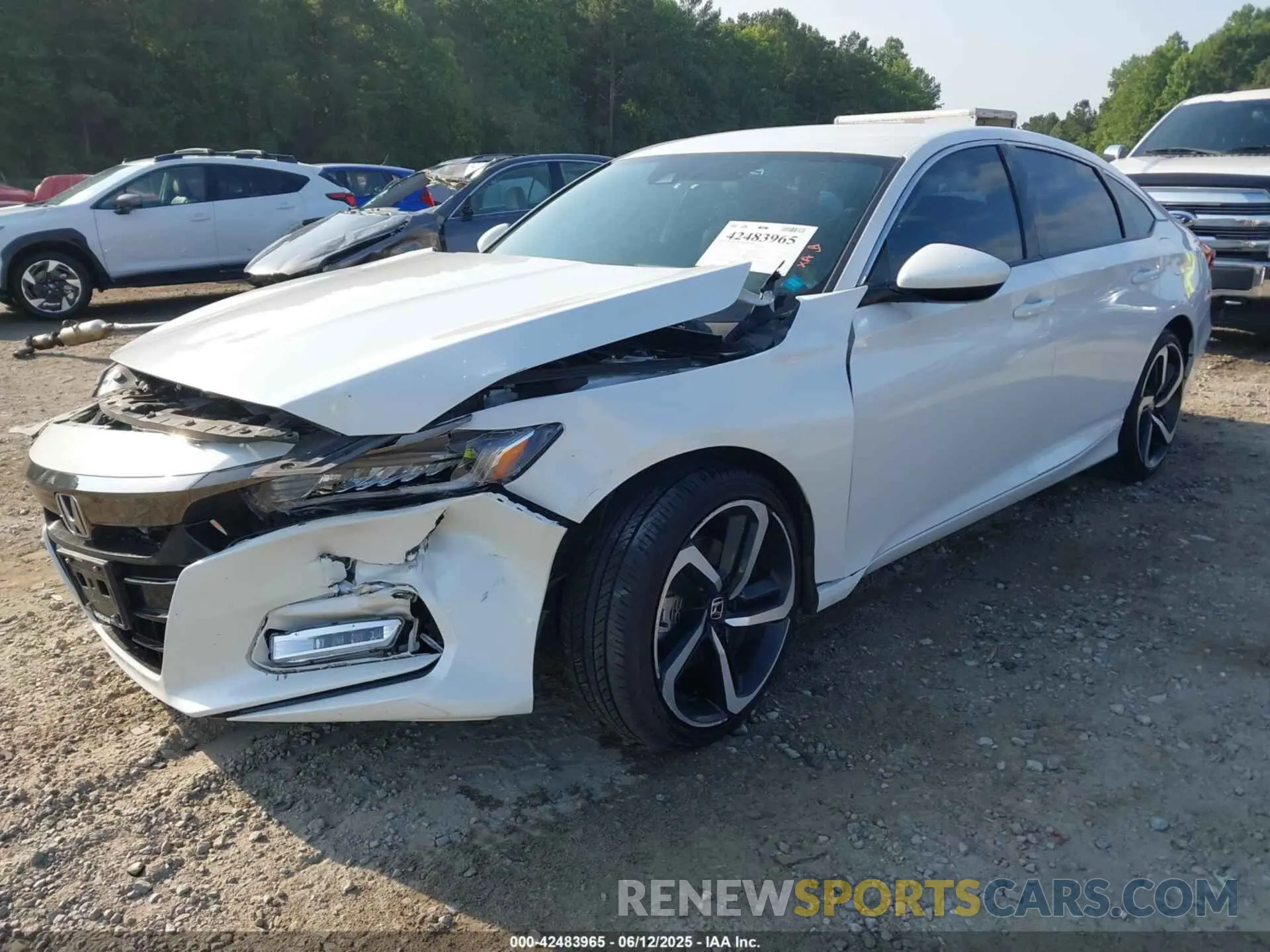 2 Photograph of a damaged car 1HGCV1F31LA102624 HONDA ACCORD 2020