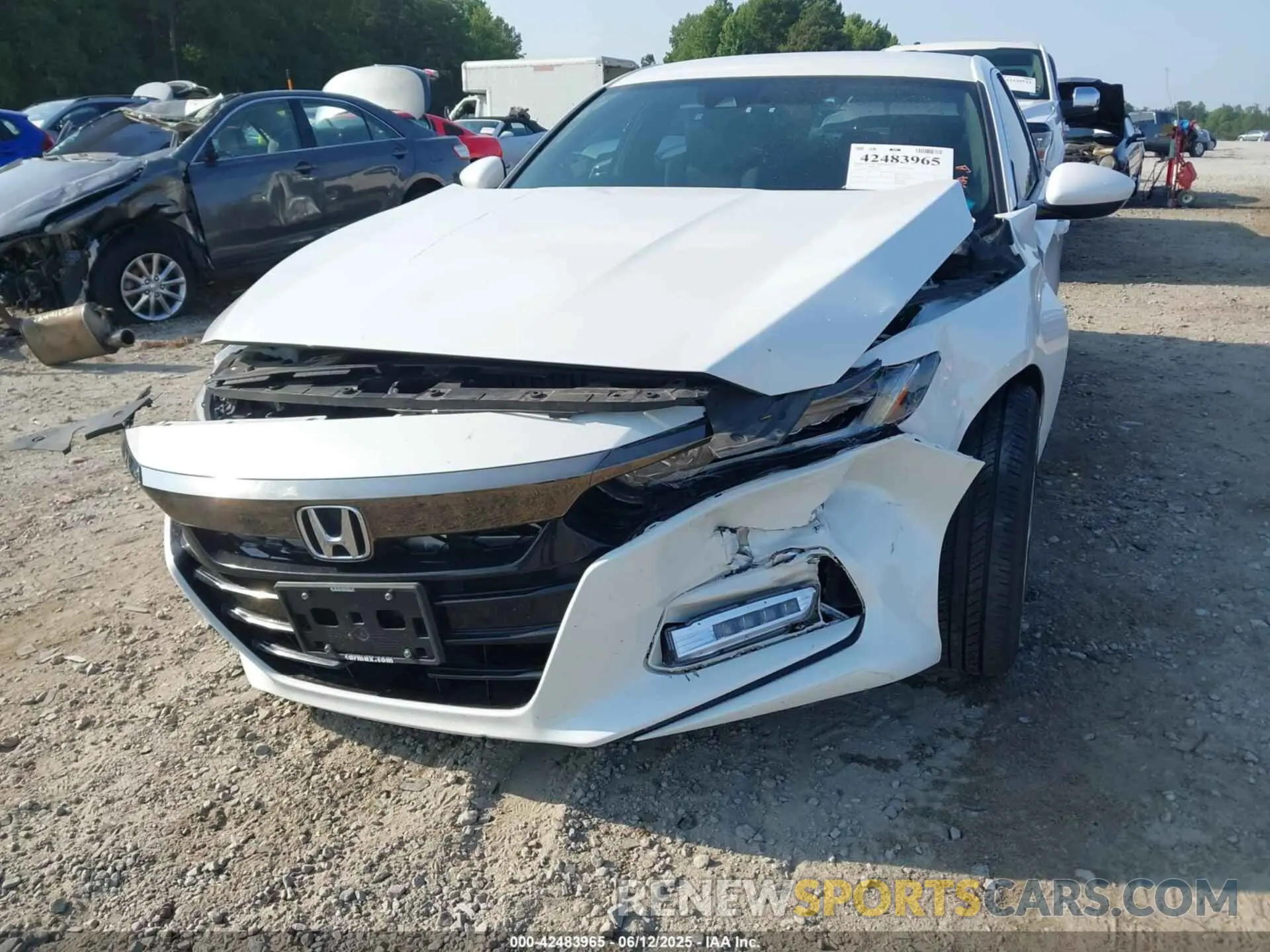 6 Photograph of a damaged car 1HGCV1F31LA102624 HONDA ACCORD 2020