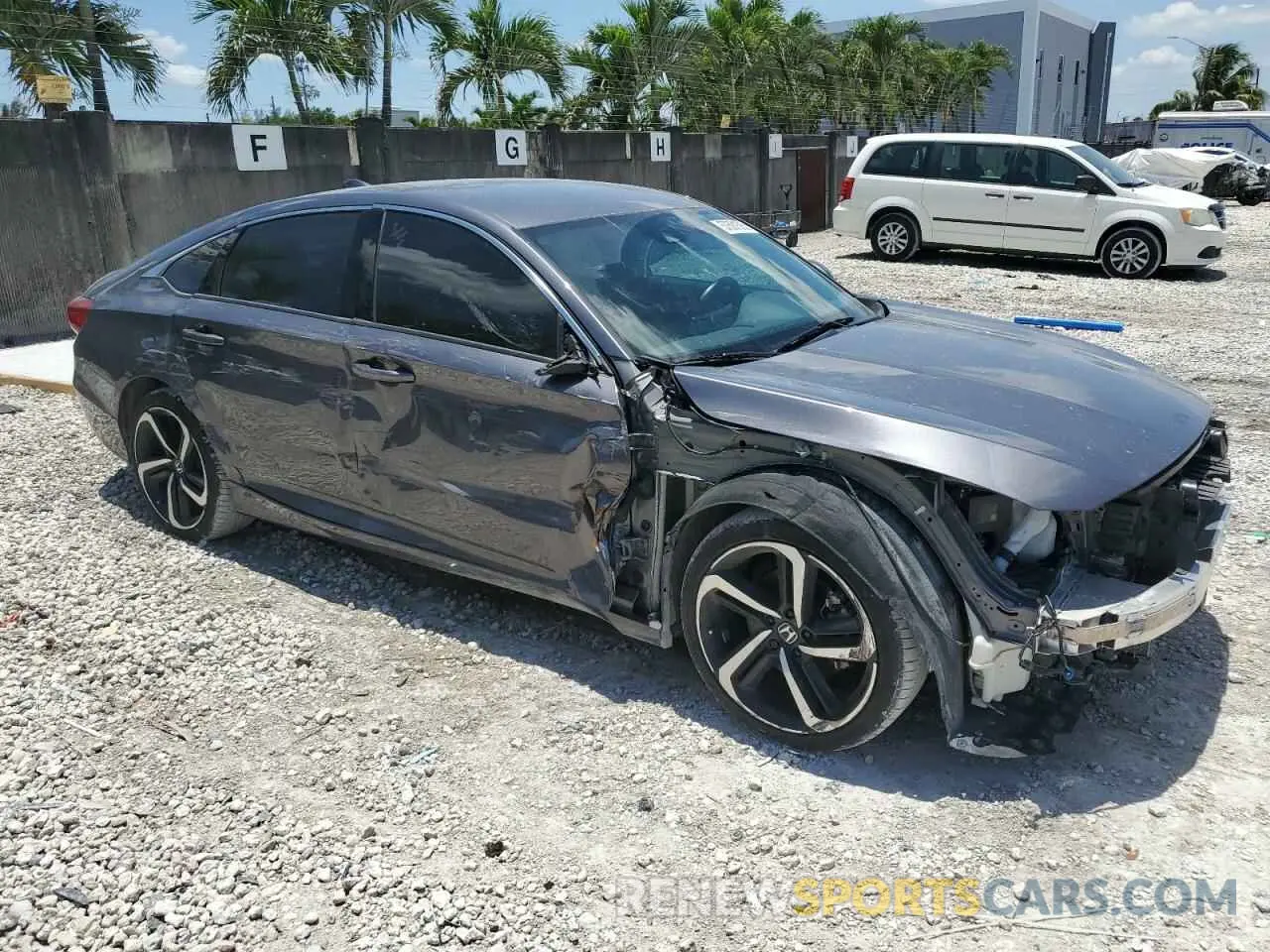 4 Photograph of a damaged car 1HGCV1F31LA142184 HONDA ACCORD 2020