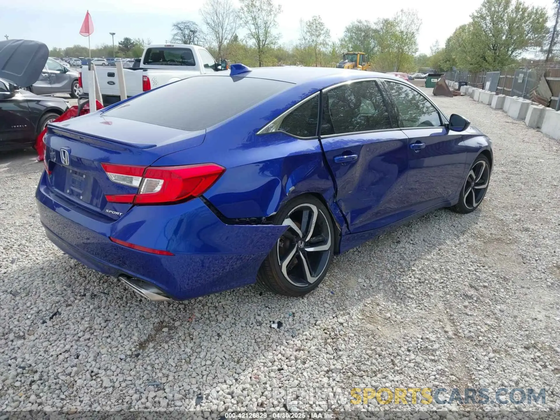 4 Photograph of a damaged car 1HGCV1F32LA032972 HONDA ACCORD 2020
