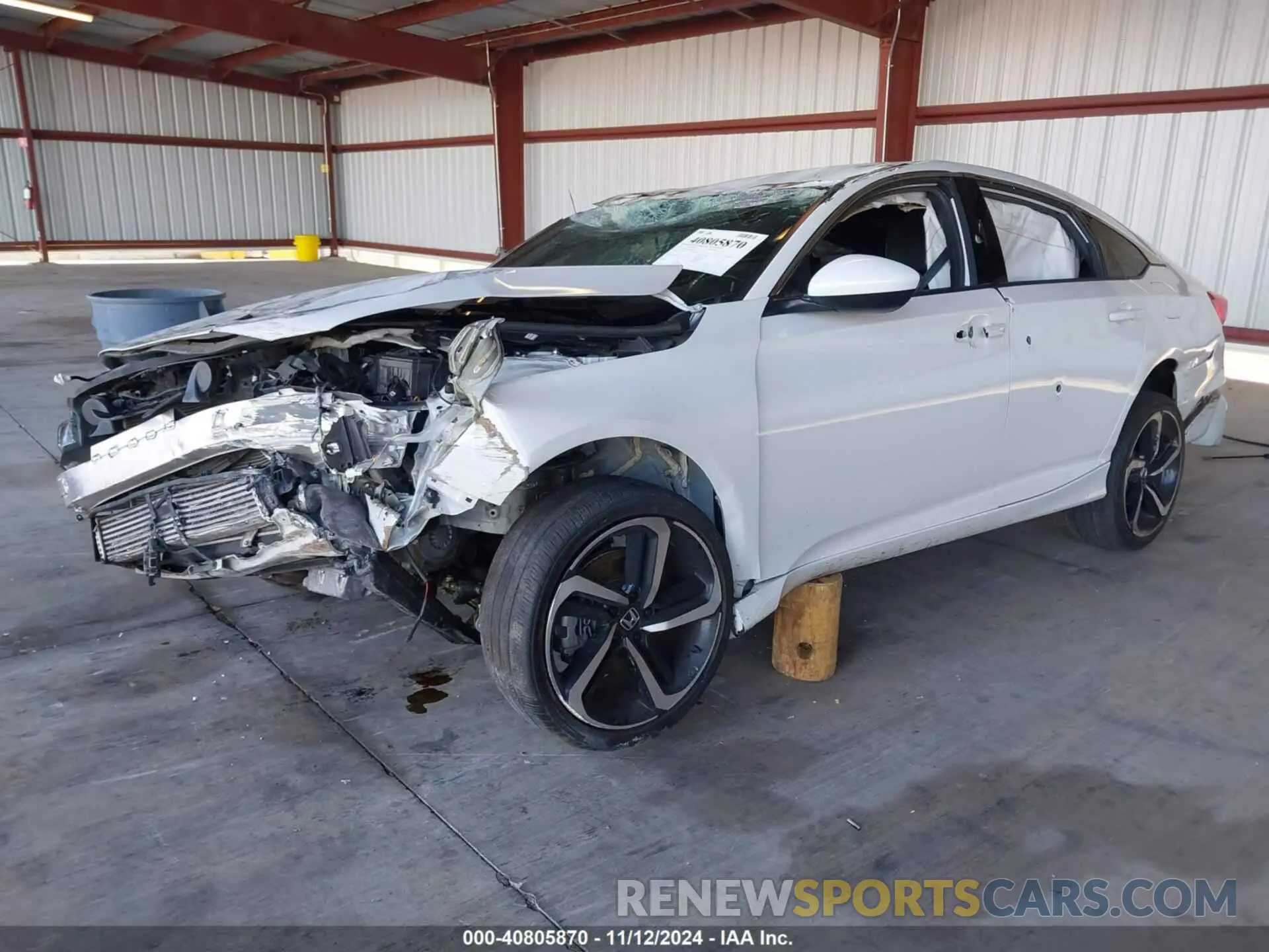 2 Photograph of a damaged car 1HGCV1F32LA048895 HONDA ACCORD 2020