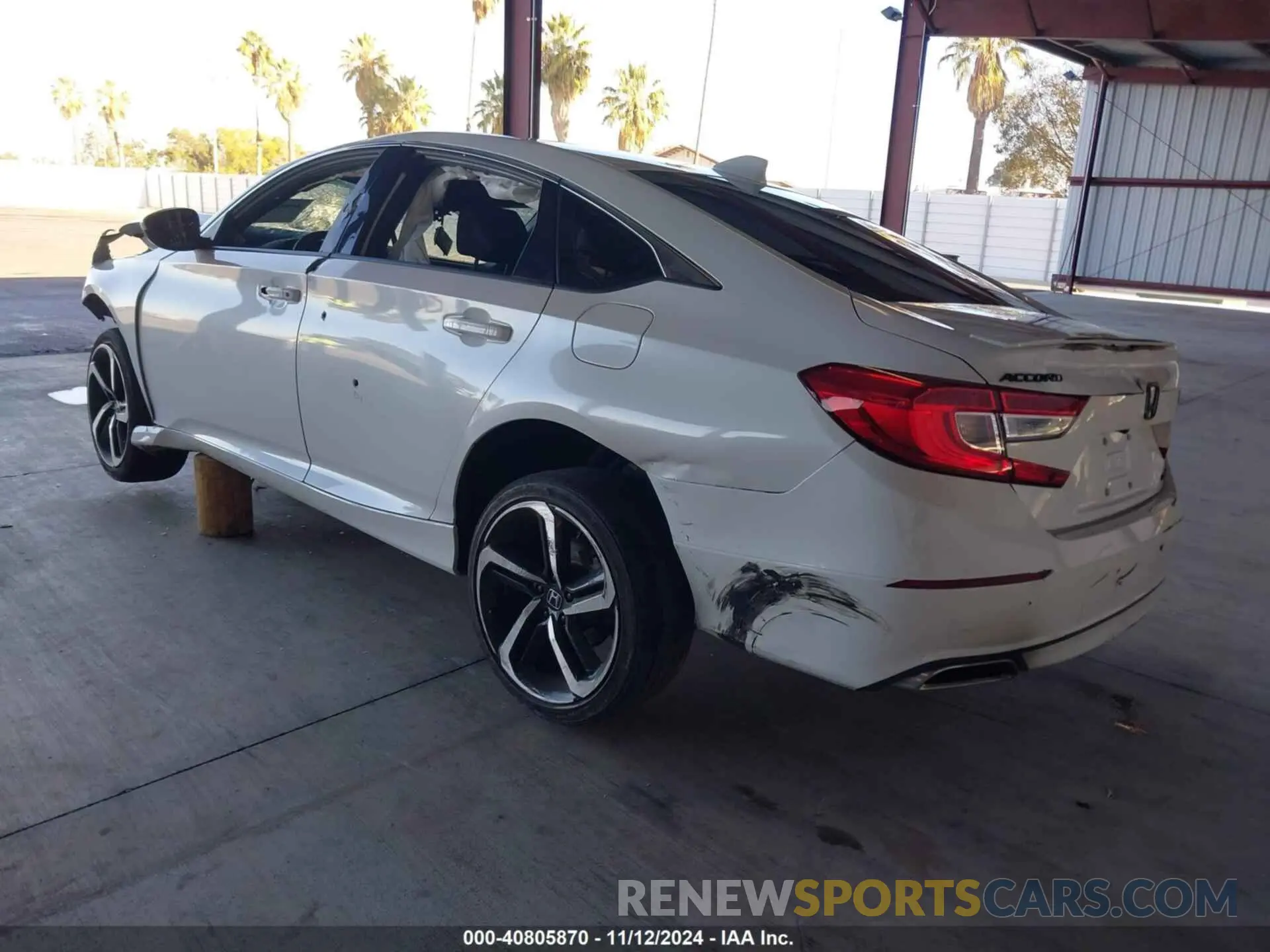 3 Photograph of a damaged car 1HGCV1F32LA048895 HONDA ACCORD 2020