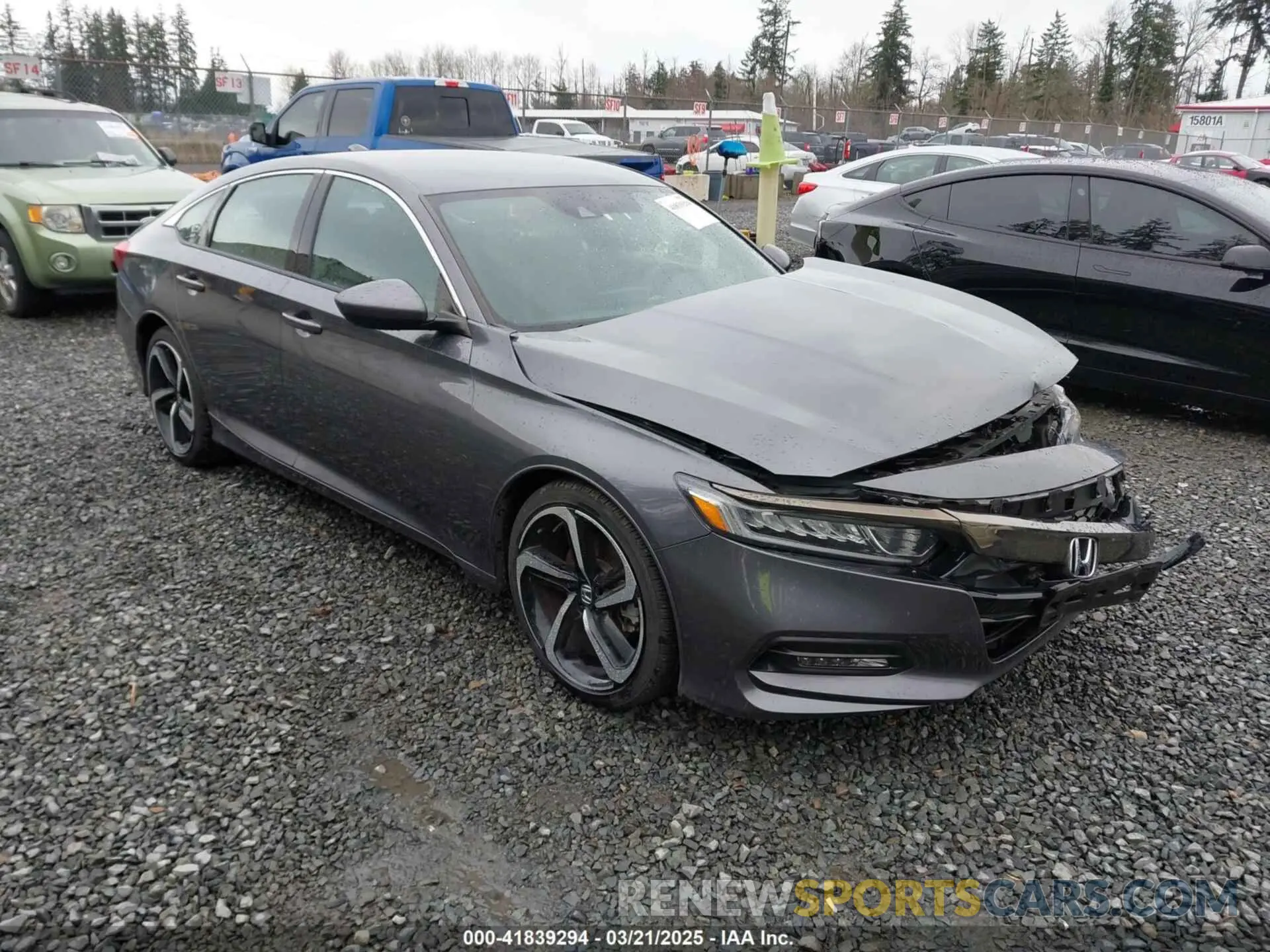 1 Photograph of a damaged car 1HGCV1F32LA065373 HONDA ACCORD 2020