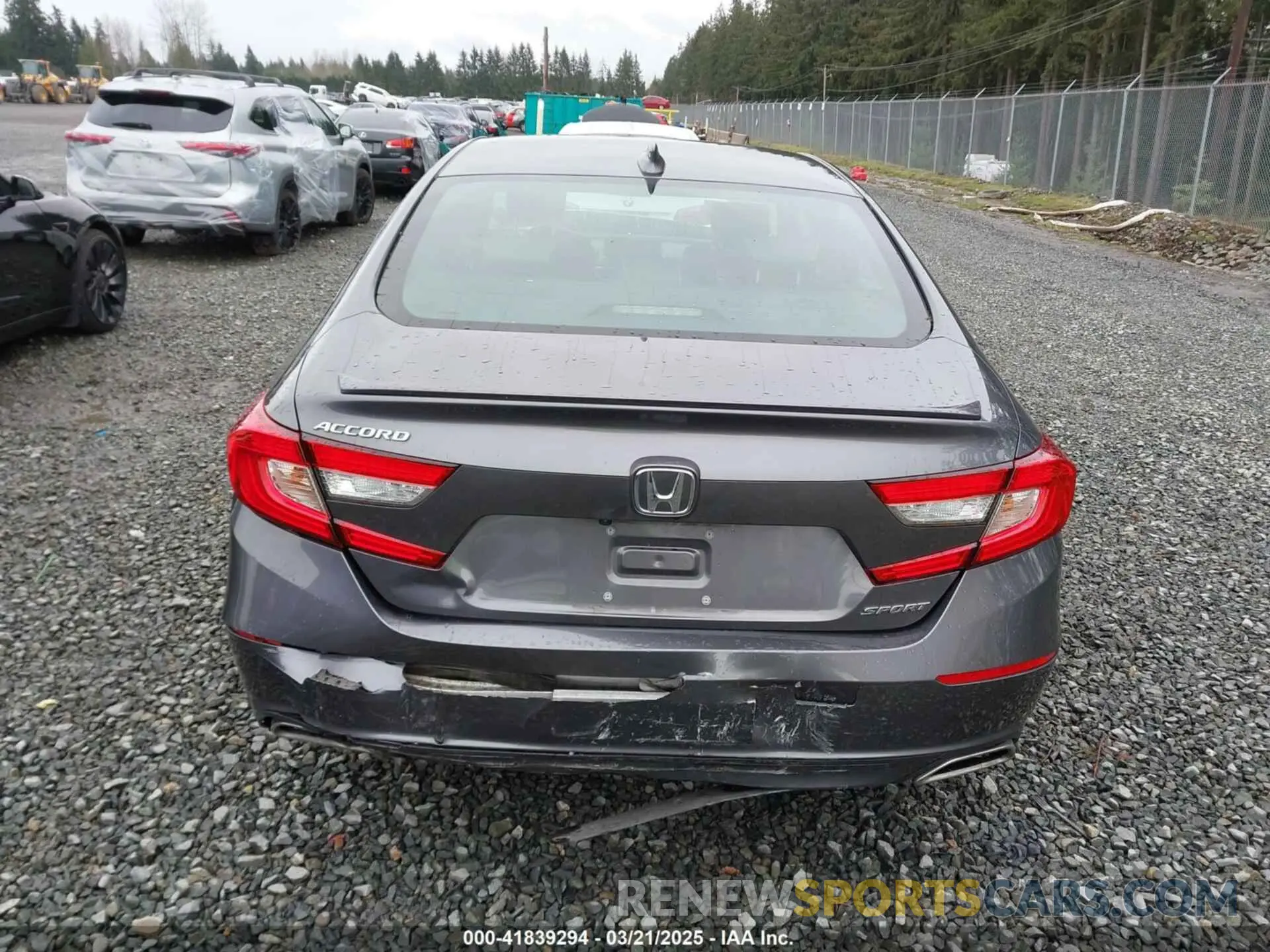 16 Photograph of a damaged car 1HGCV1F32LA065373 HONDA ACCORD 2020