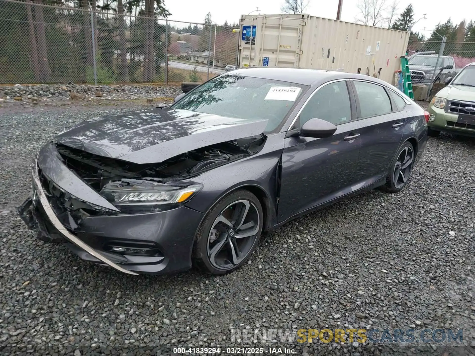 2 Photograph of a damaged car 1HGCV1F32LA065373 HONDA ACCORD 2020