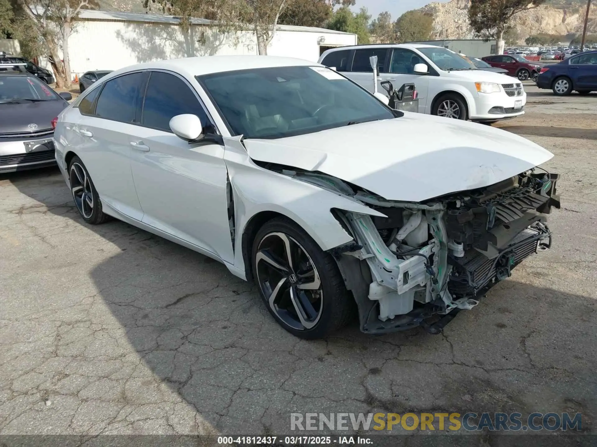1 Photograph of a damaged car 1HGCV1F32LA080276 HONDA ACCORD 2020