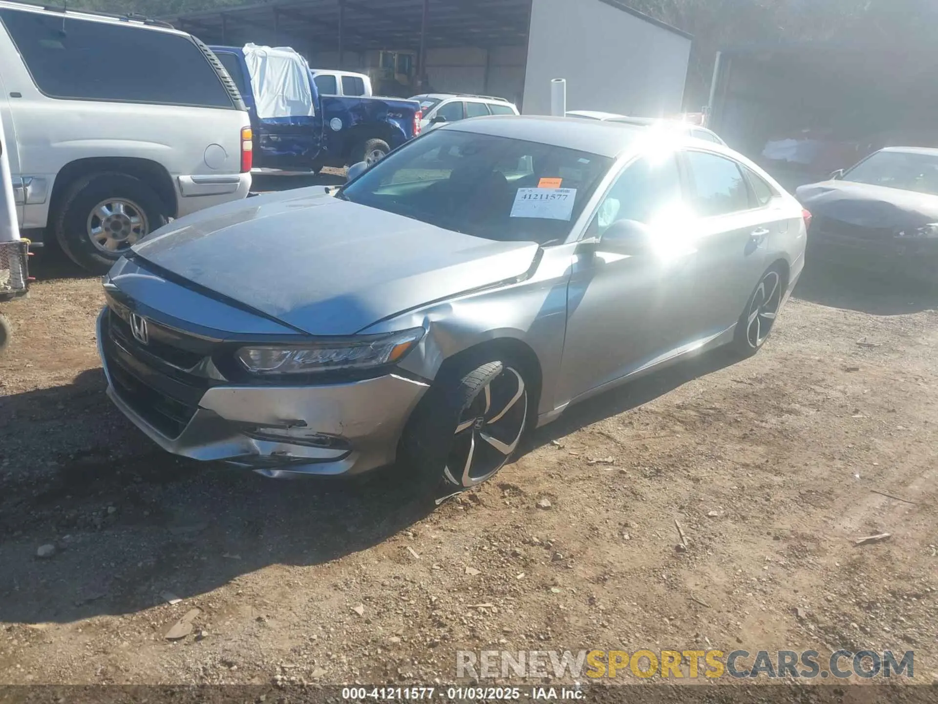 2 Photograph of a damaged car 1HGCV1F32LA101319 HONDA ACCORD 2020