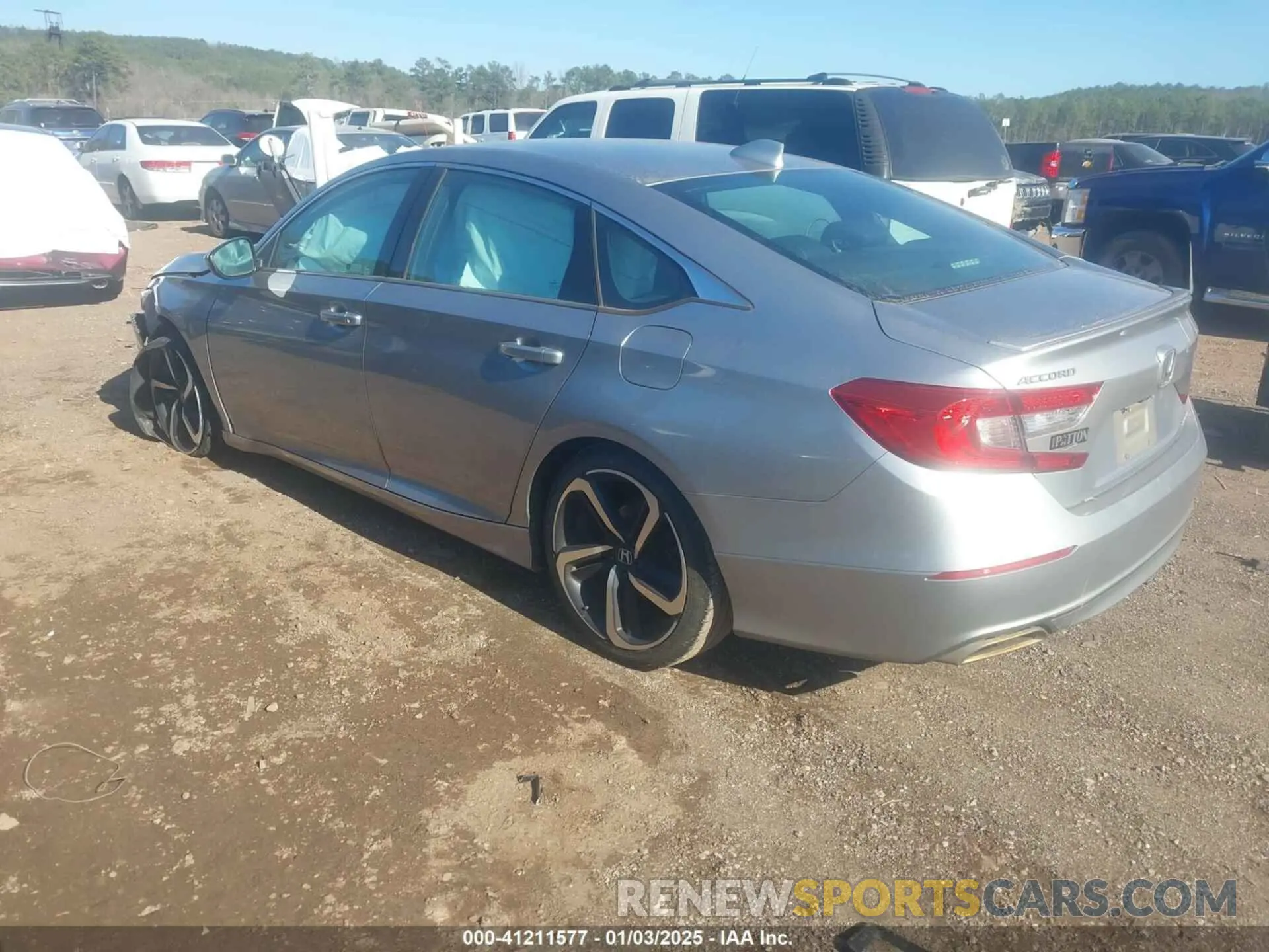 3 Photograph of a damaged car 1HGCV1F32LA101319 HONDA ACCORD 2020